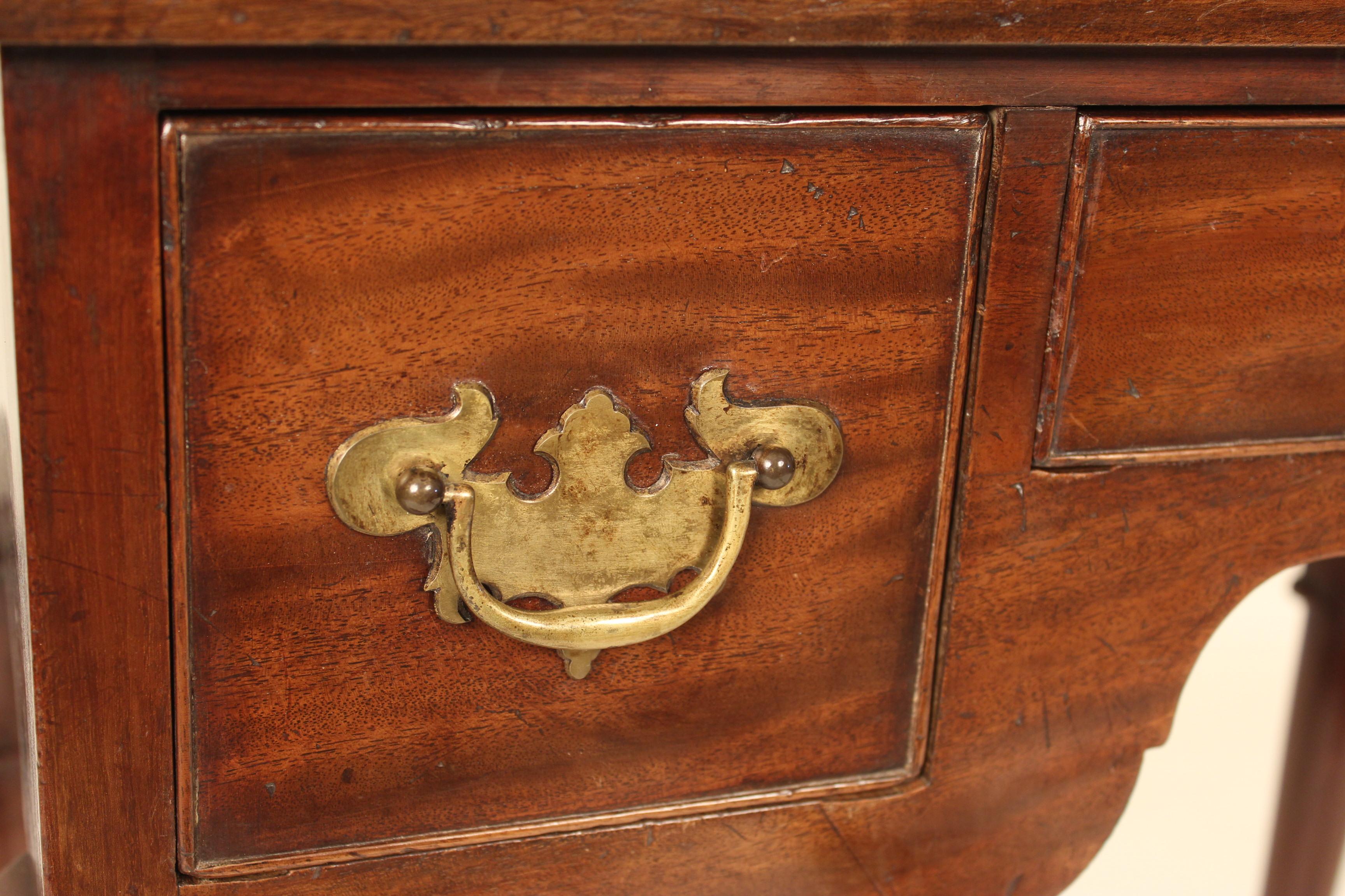 Antique Queen Anne Style Mahogany Lowboy 2