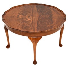 Antiker Couchtisch im Queen Anne-Stil mit Pie Crust