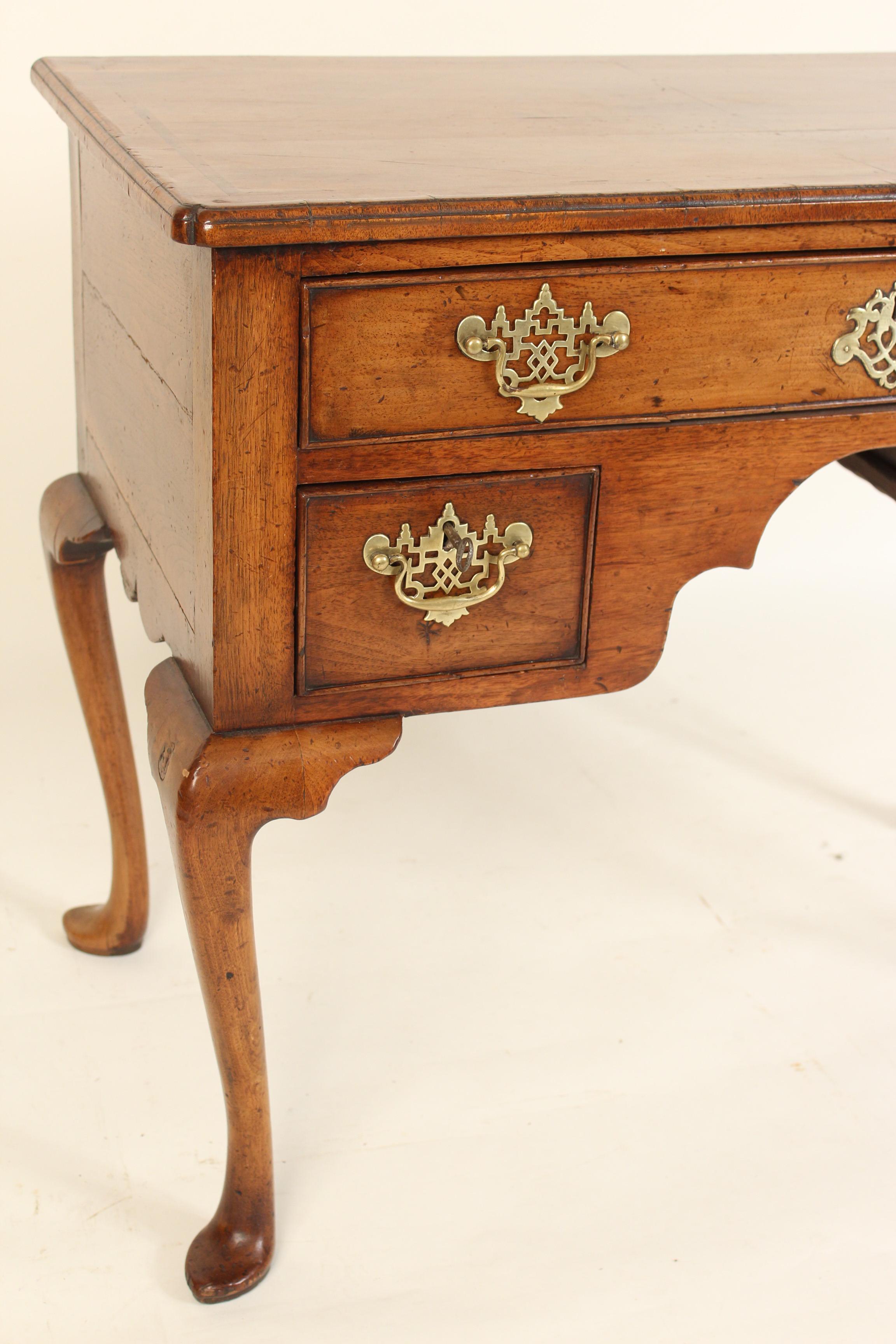 19th Century Antique Queen Anne Style Walnut Lowboy