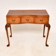 Antique Queen Anne Style Walnut Side Table