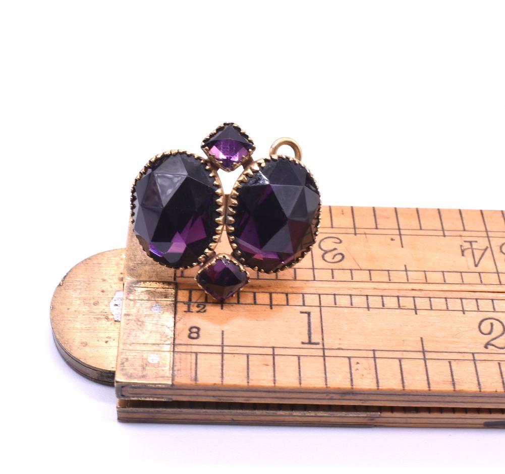 Antique "Queen Anne" Suite of Riviere Necklace and Earrings For Sale at