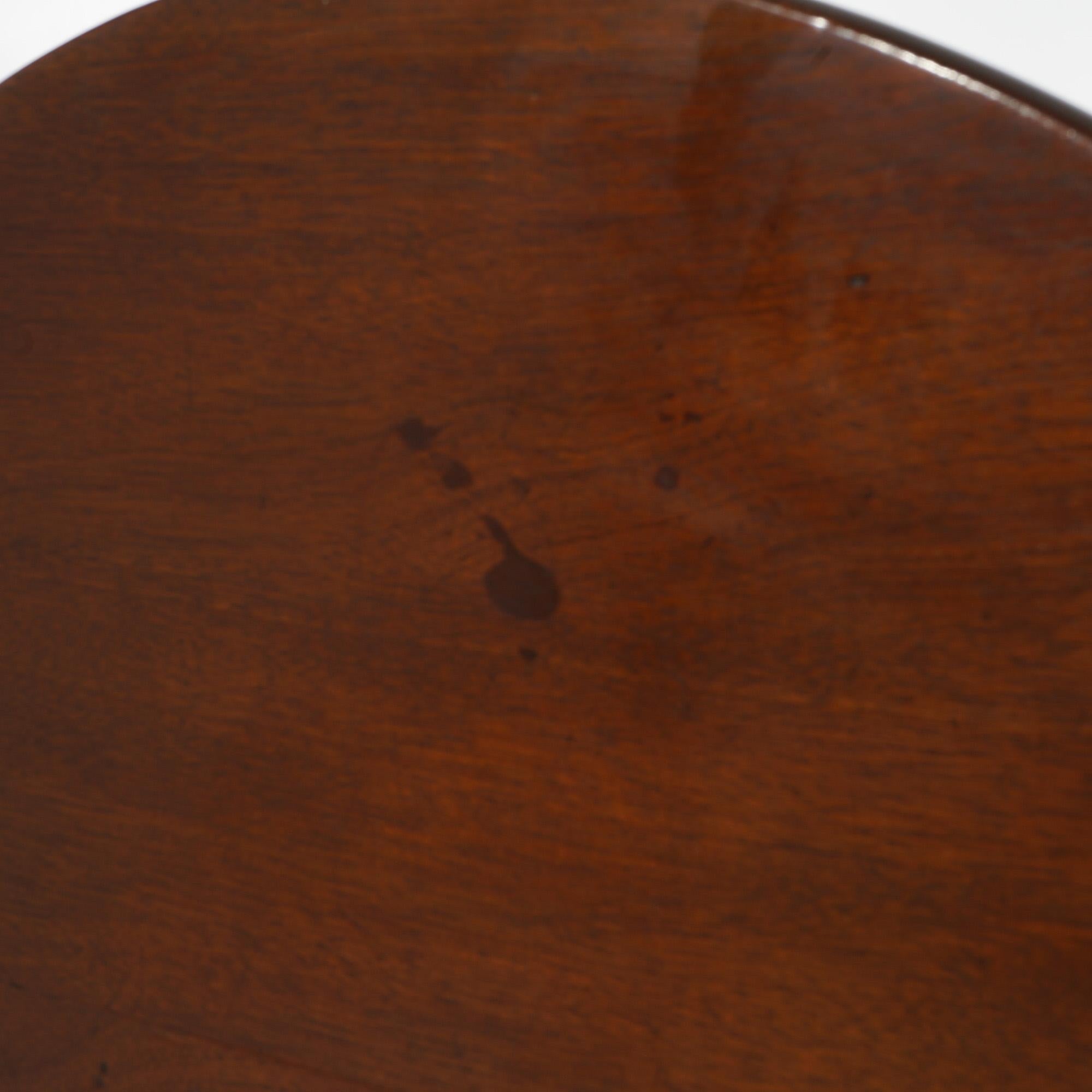 Antique Queen Anne Walnut Tilt Top Table C1770 For Sale 1