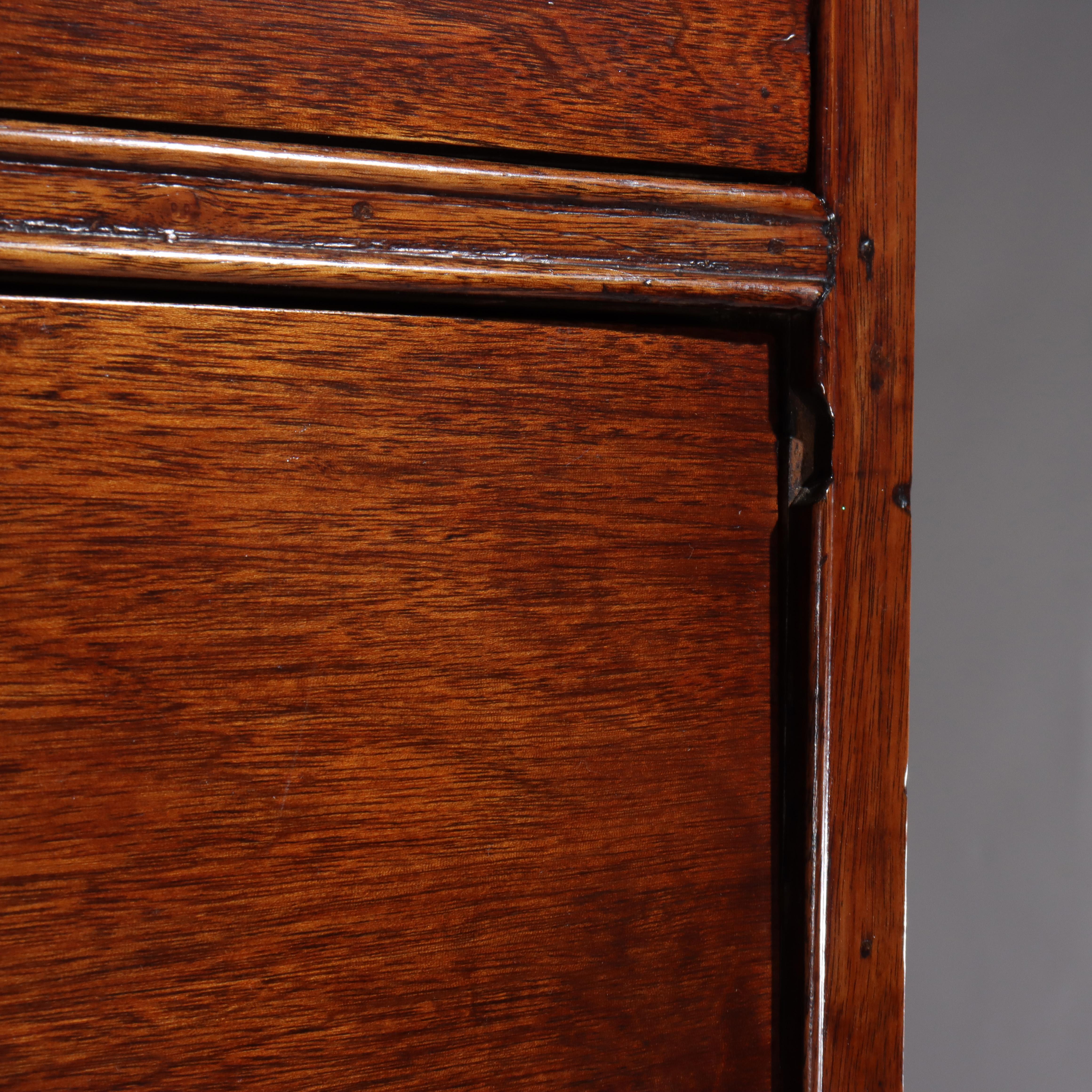 Antique Queen Anne Walnut Two Piece Chest 18thC For Sale 8