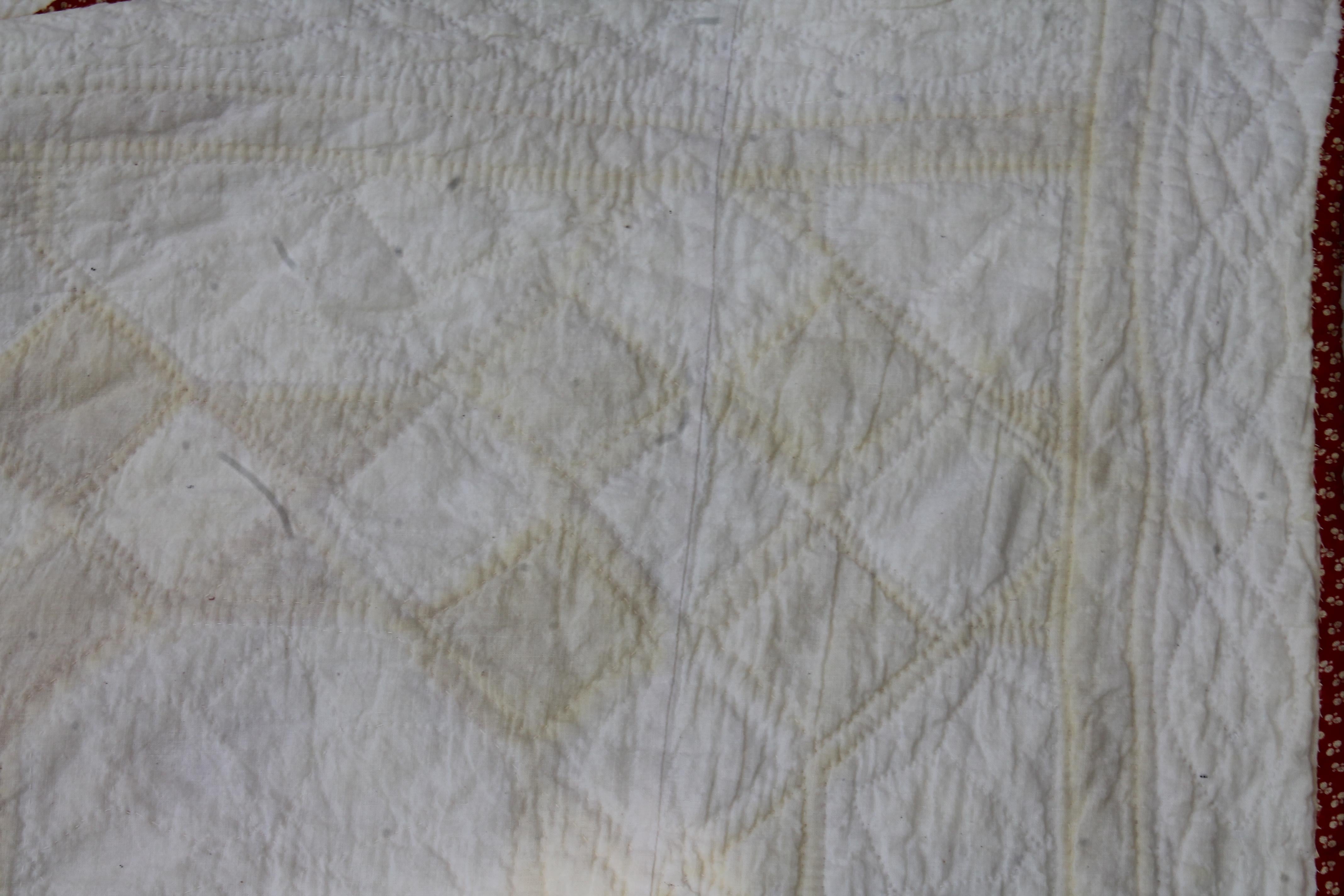 Antique Quilt, 19thc Nine Patch Variation For Sale 2