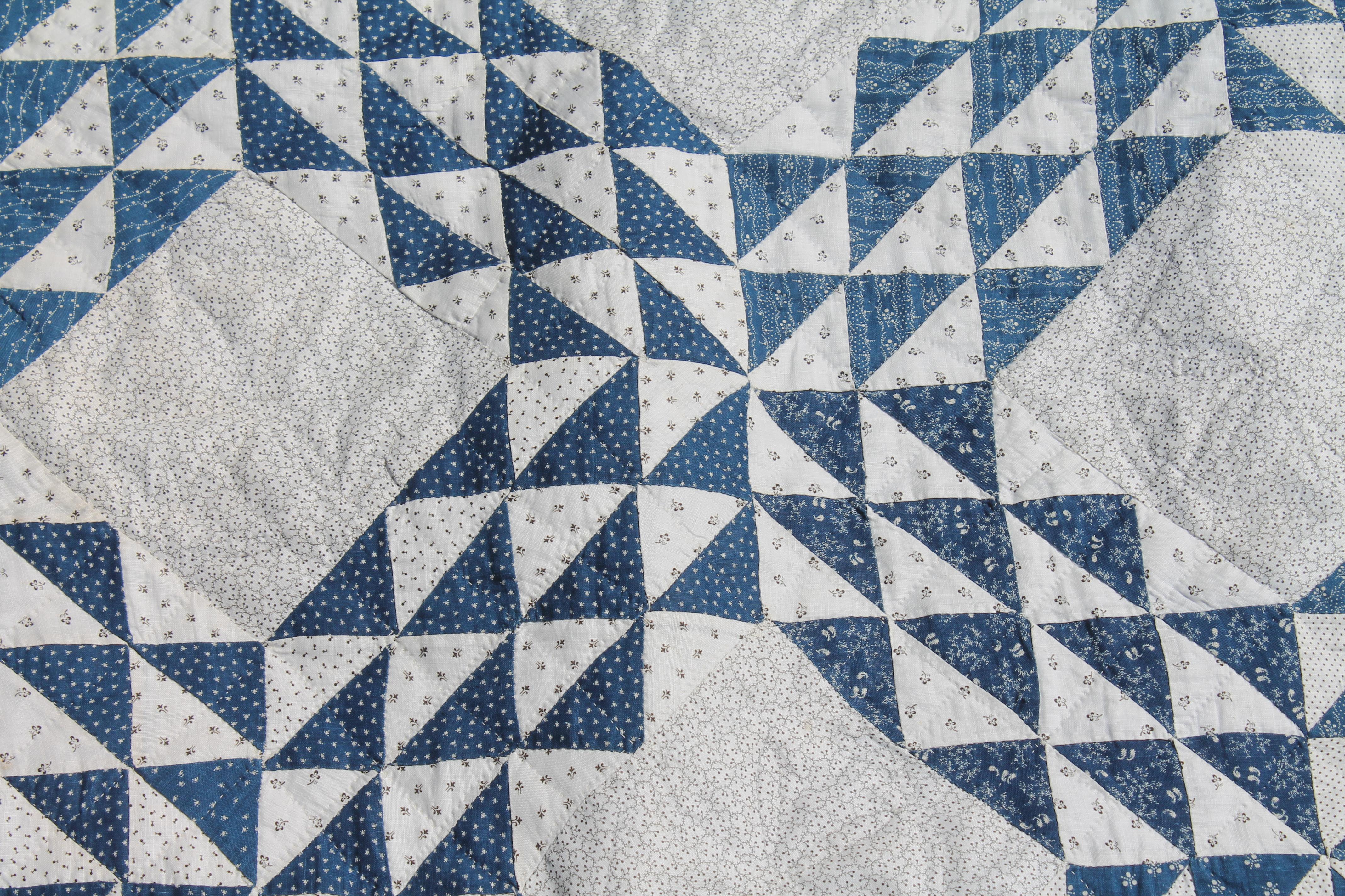 blue and white quilts patterns