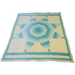 Antique Quilt, Eight Point Star