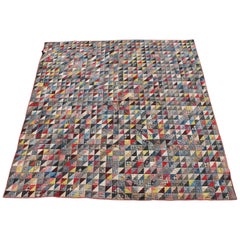 Antique Quilt Mini- Pieced Birds in Flight, 2700 Pieces Antique Quilt Mini- Pieced Birds in Flight, 2700 Pieces