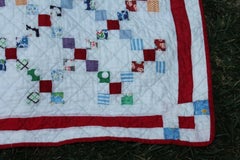 Antique Quilt Mini-Postage Stamp Chain