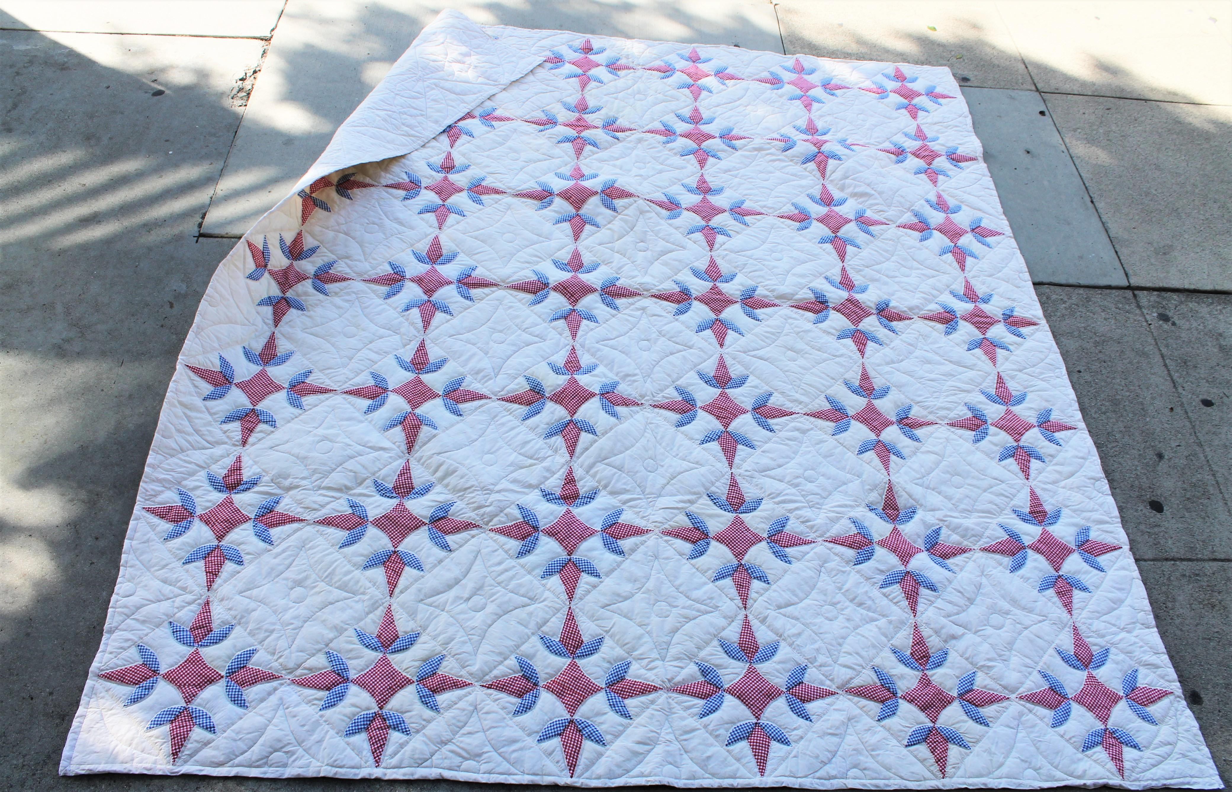 red white and blue quilts