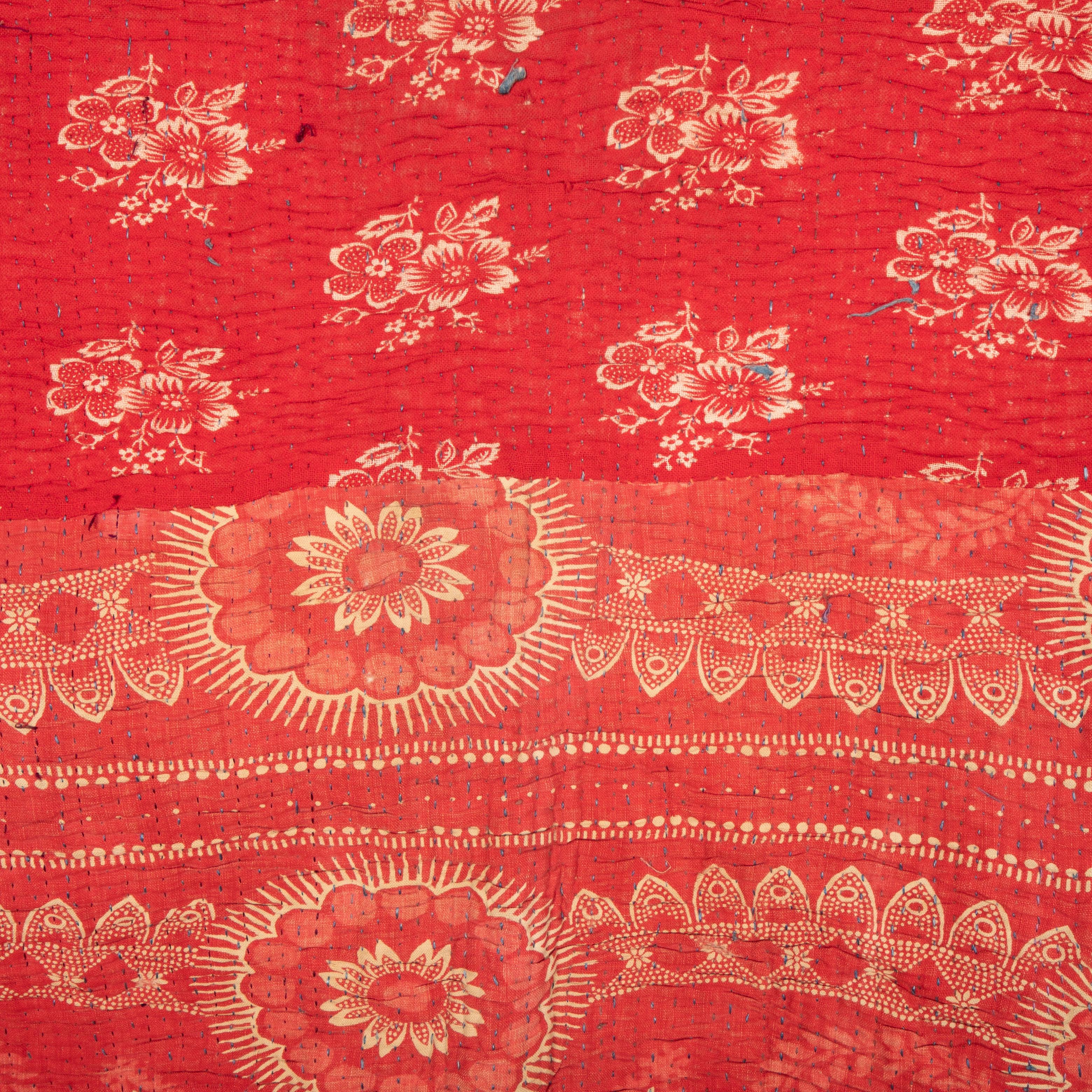 Antique Quilted Ikat Chapan from Khorazm, Uzbekistan, late 19th C. For Sale 5