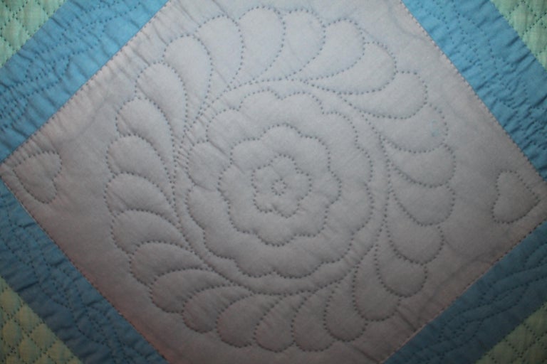 Antique Quilts Amish Crib Quilt Mounted For Sale At 1stdibs