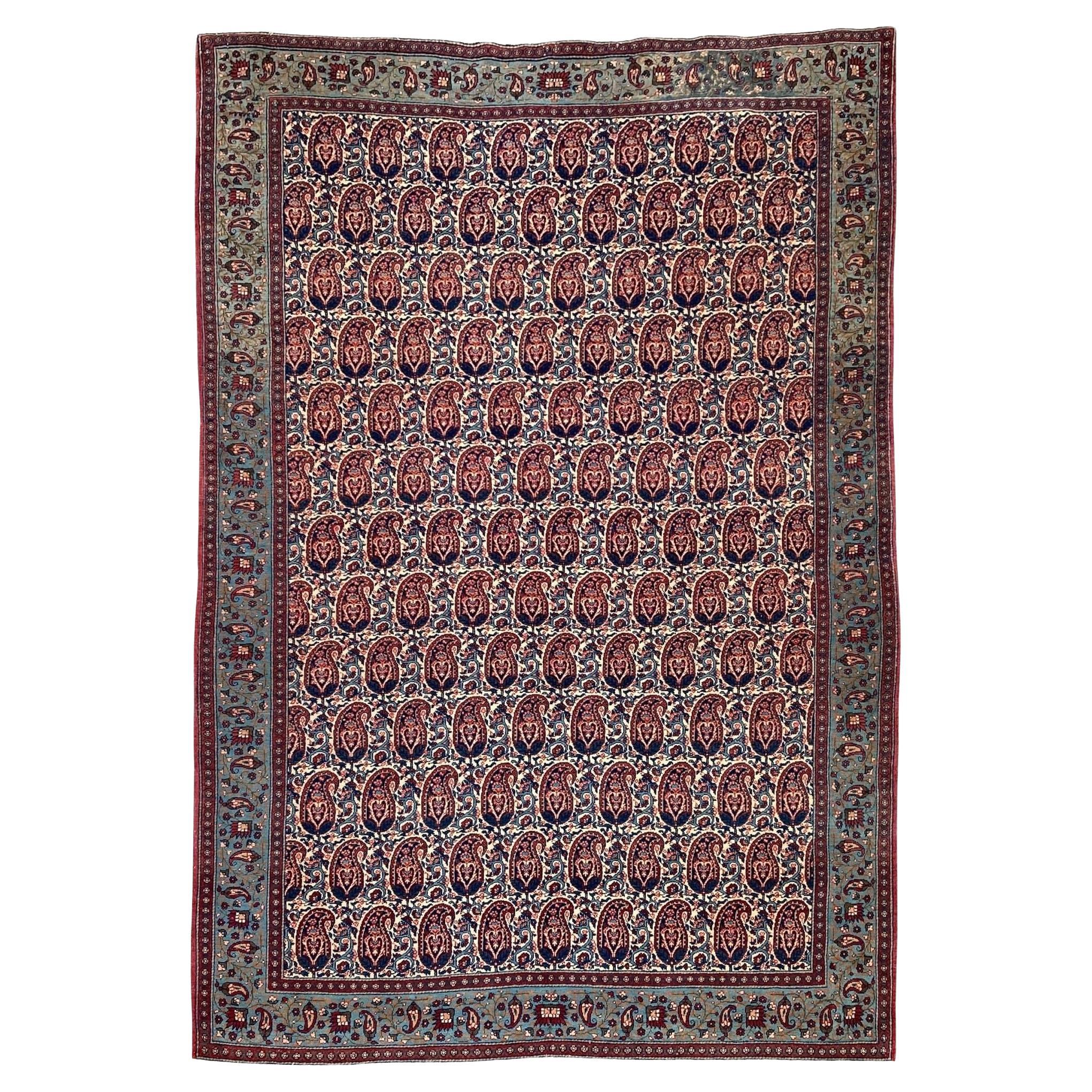 Antiker Qum-Teppich 2,00 m X 1,36 m