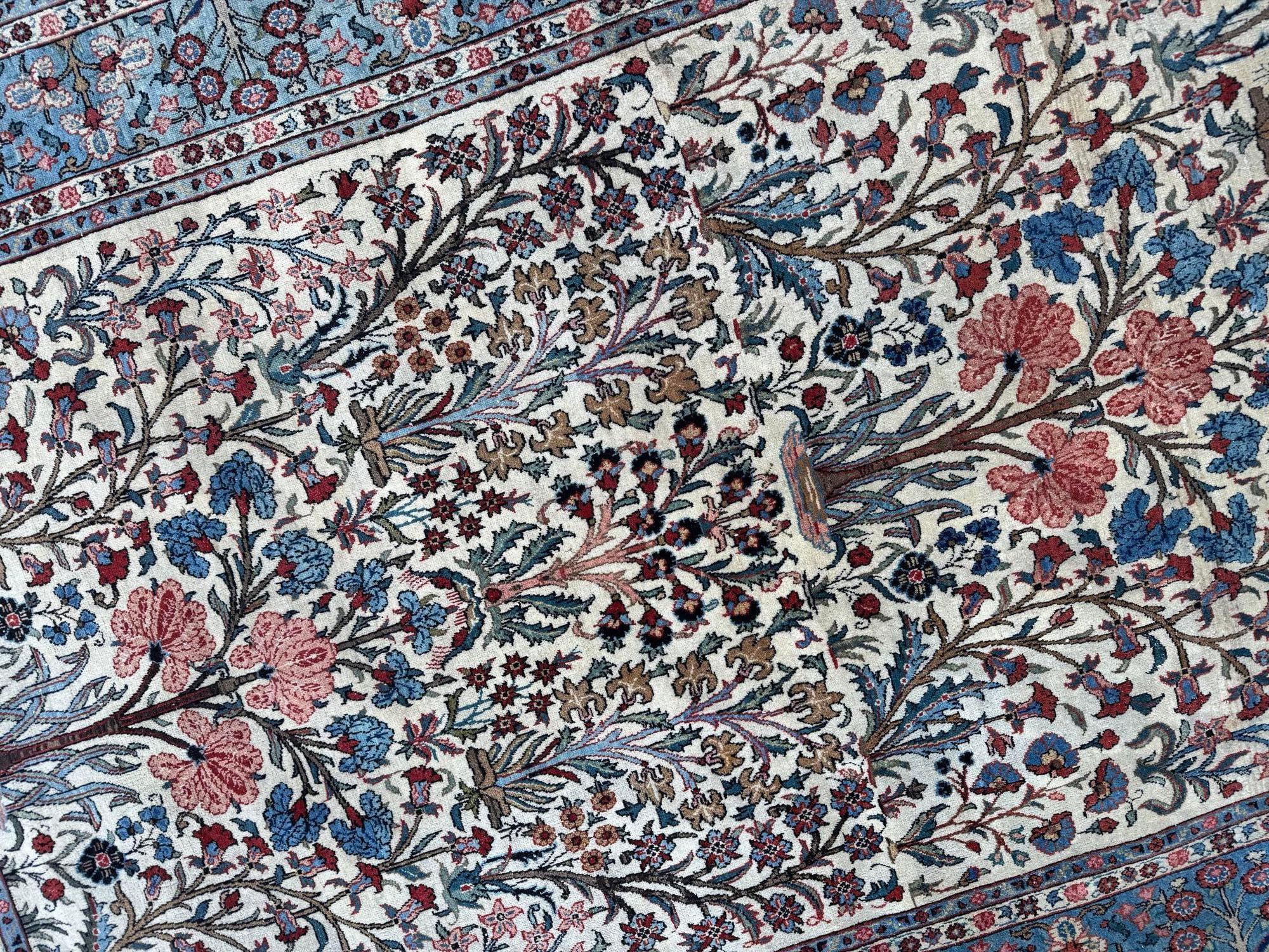 Antiker Qum-Teppich 2,05 m x 1,40 m im Angebot 6