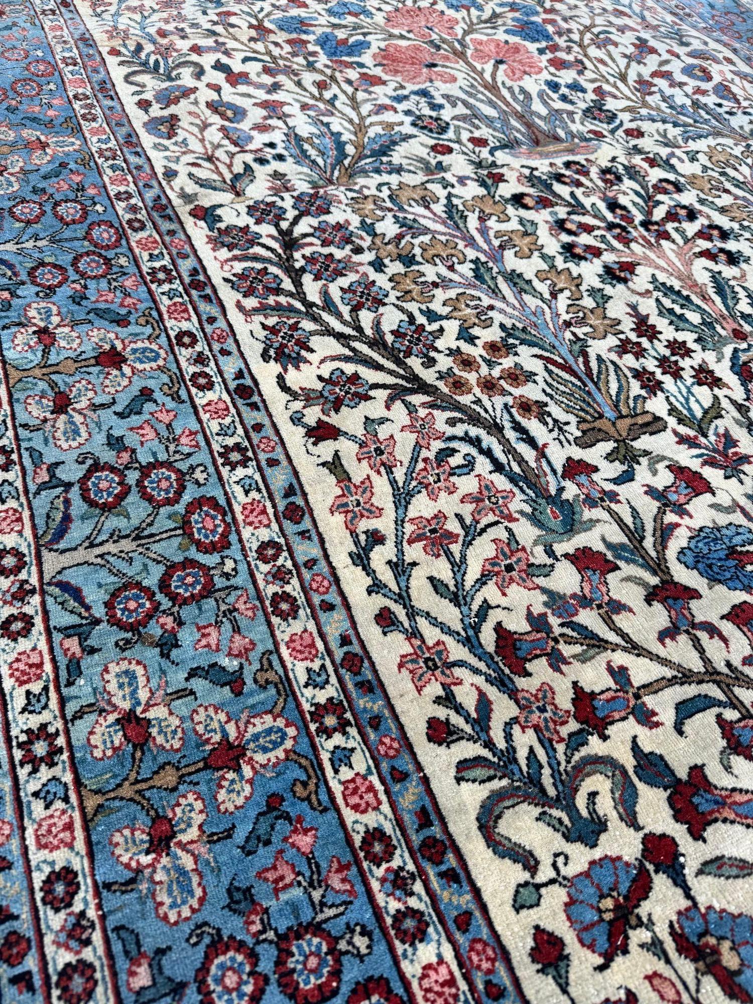 Antiker Qum-Teppich 2,05 m x 1,40 m im Angebot 9