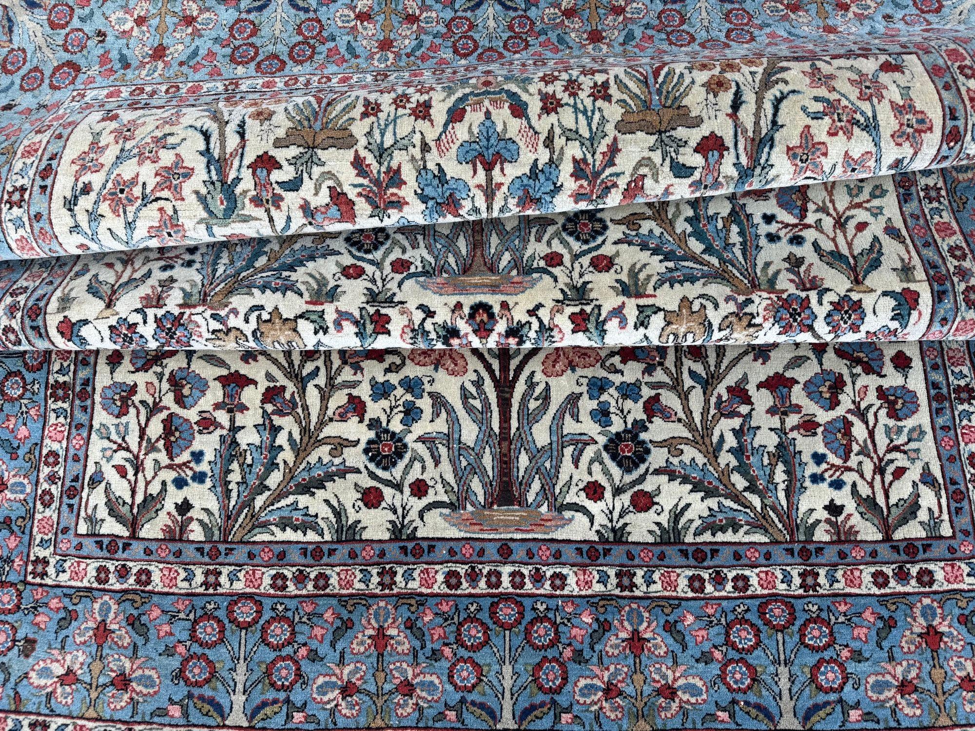 Antiker Qum-Teppich 2,05 m x 1,40 m im Angebot 11