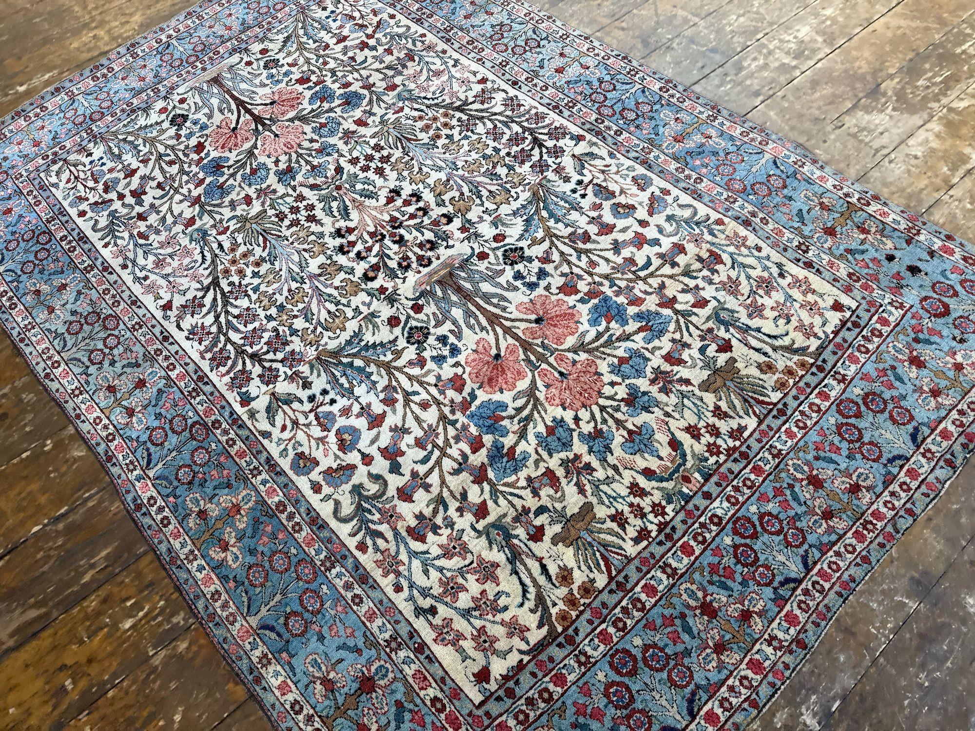 Antiker Qum-Teppich 2,05 m x 1,40 m im Angebot 1