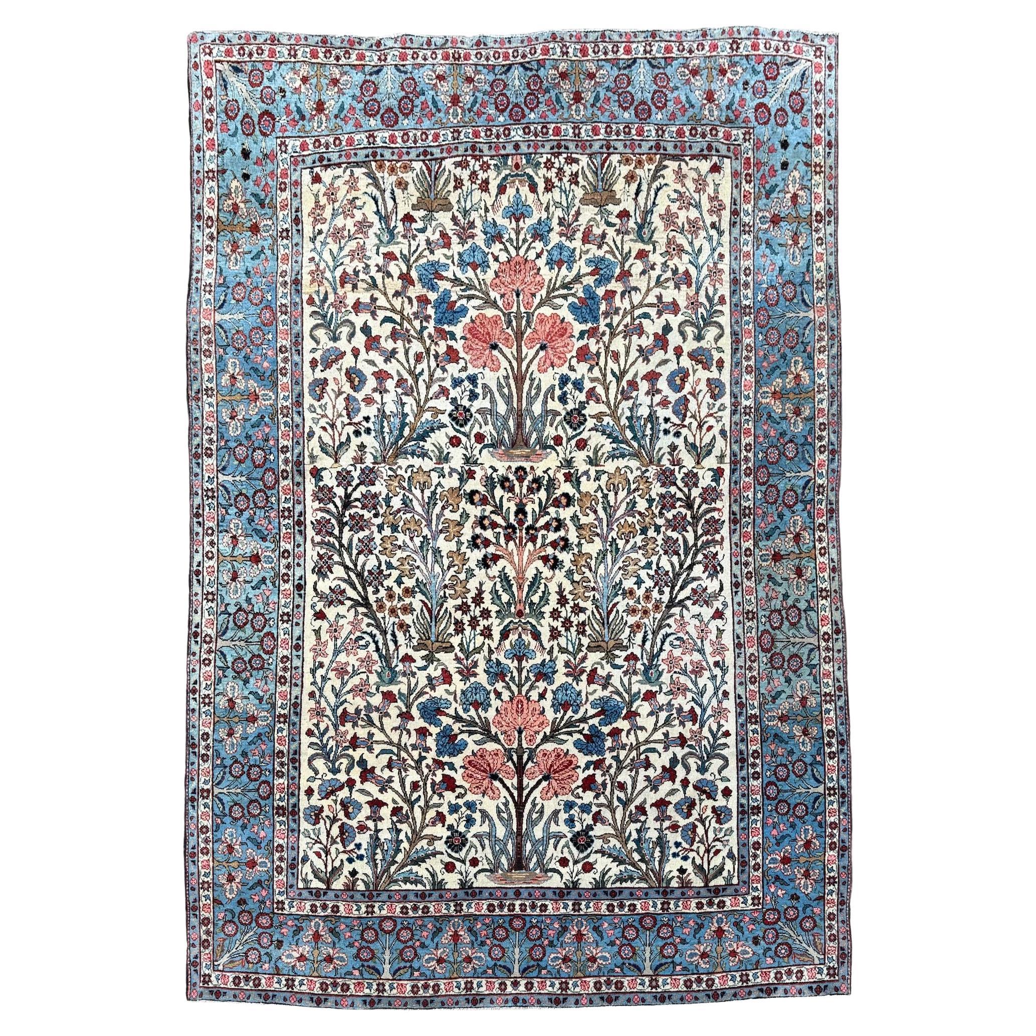 Antique Qum Rug 2.05m x 1.40m