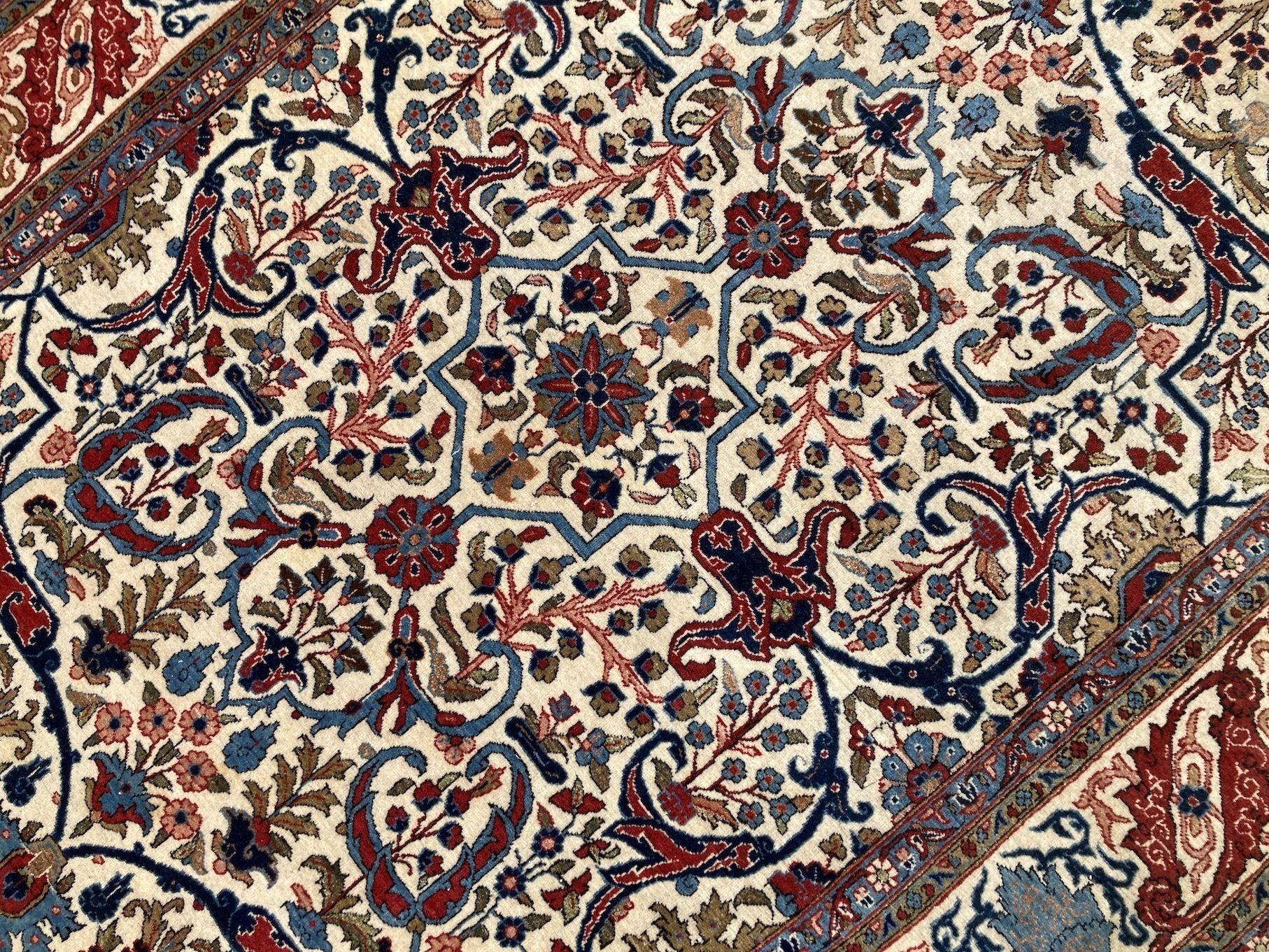 Antiker Qum-Teppich 2,10 m x 1,36 m im Angebot 5
