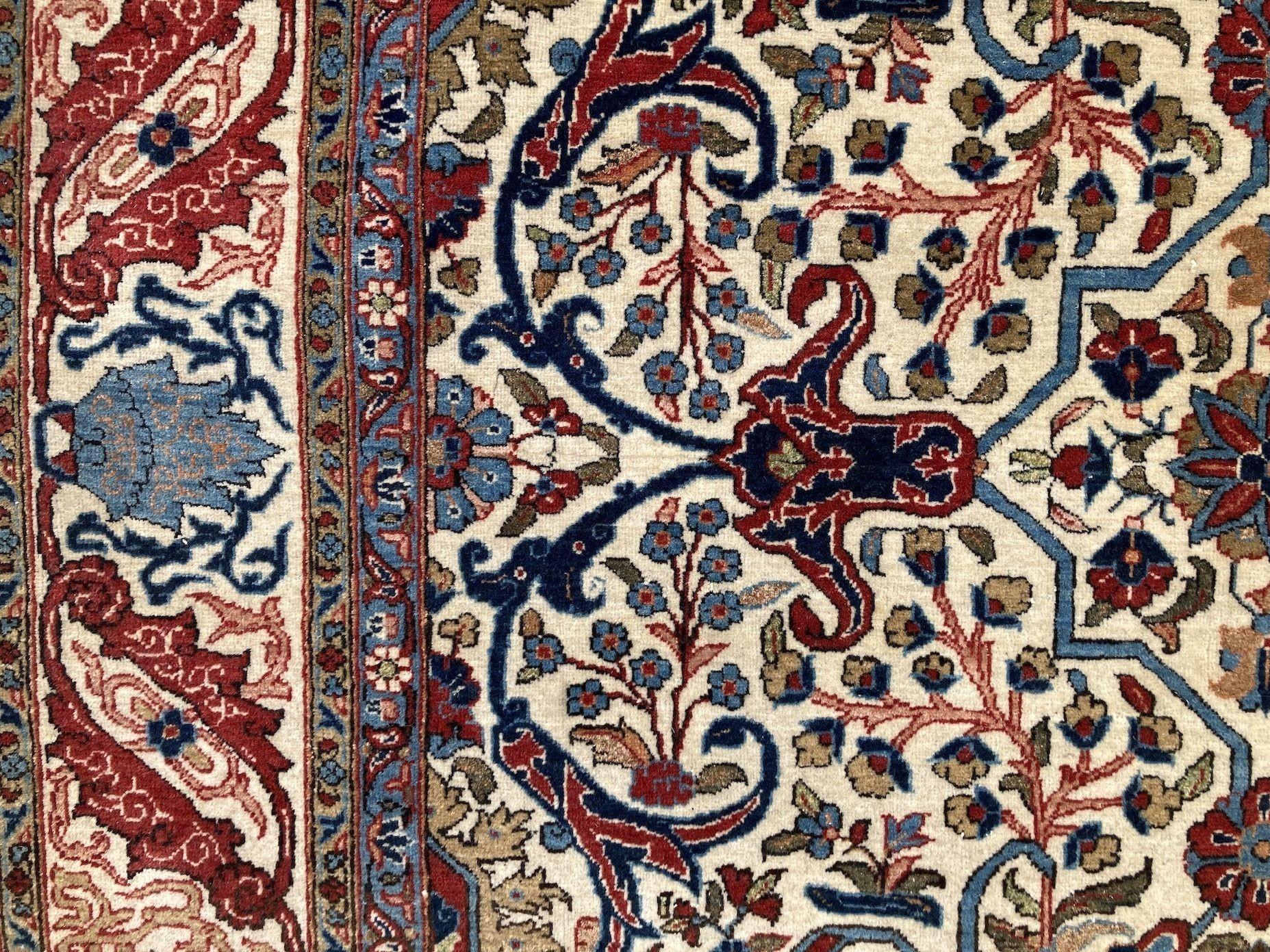 Antiker Qum-Teppich 2,10 m x 1,36 m im Angebot 6