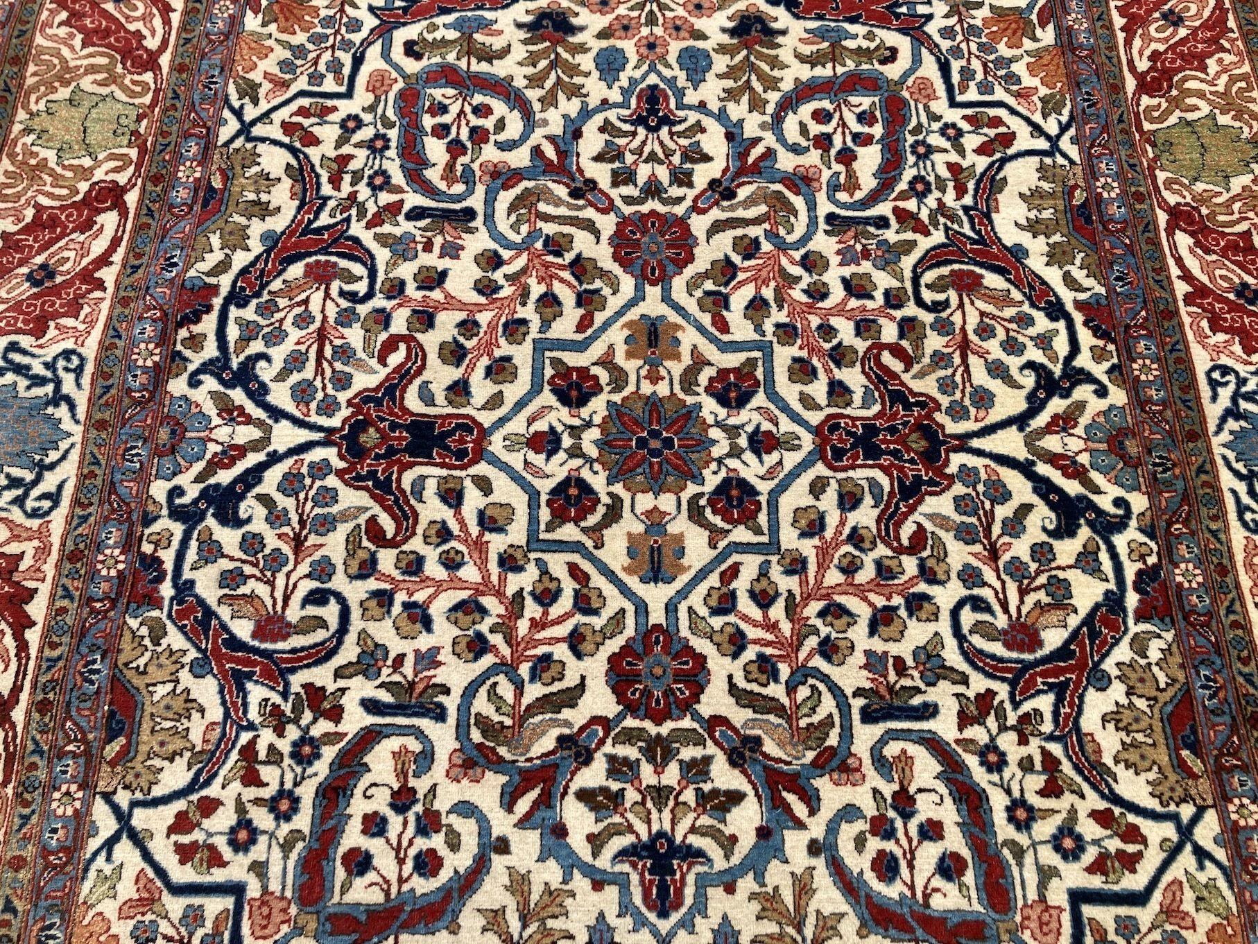 Antiker Qum-Teppich 2,10 m x 1,36 m im Angebot 2