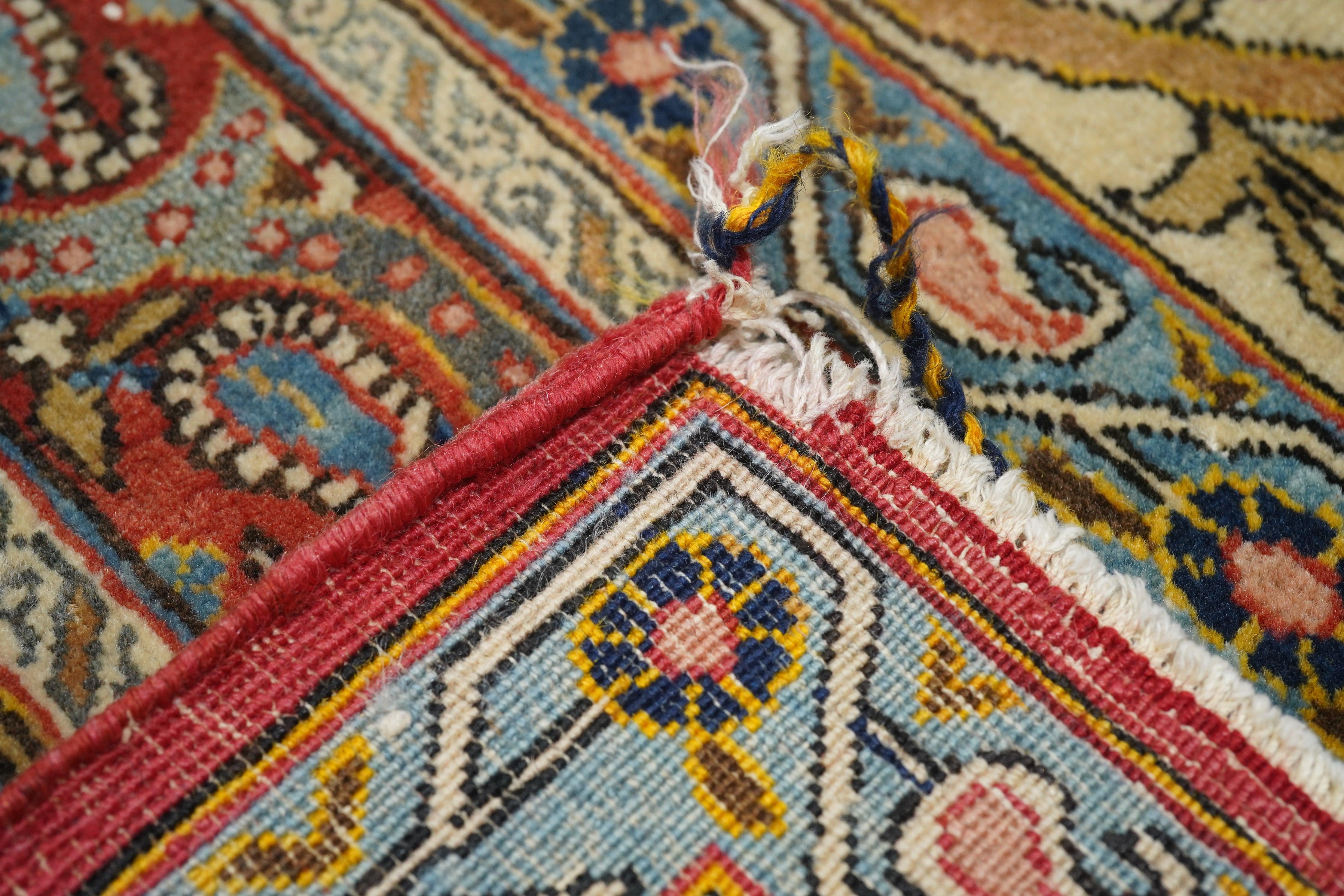 Antique Qum Rug For Sale 5