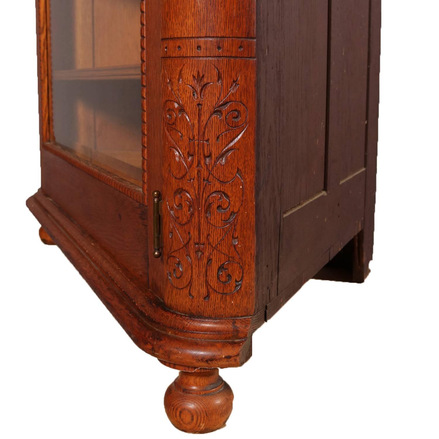oak corner china cabinets