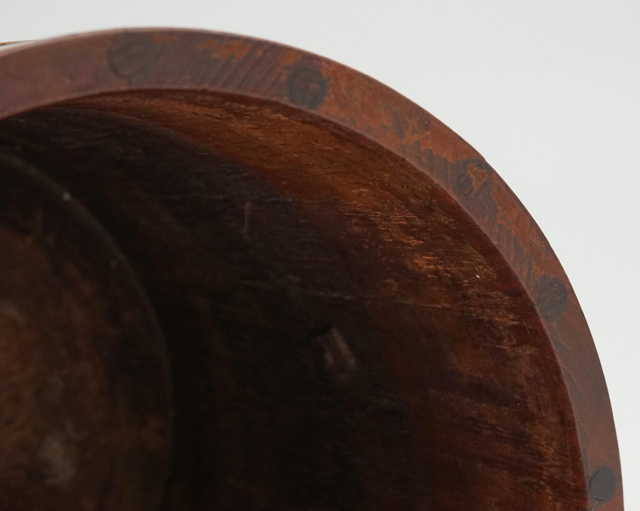R.A. ANTIGUO LISTER & CO CUBO DE ROBLE LATONADO PATiNA DESlumbrante en venta 7