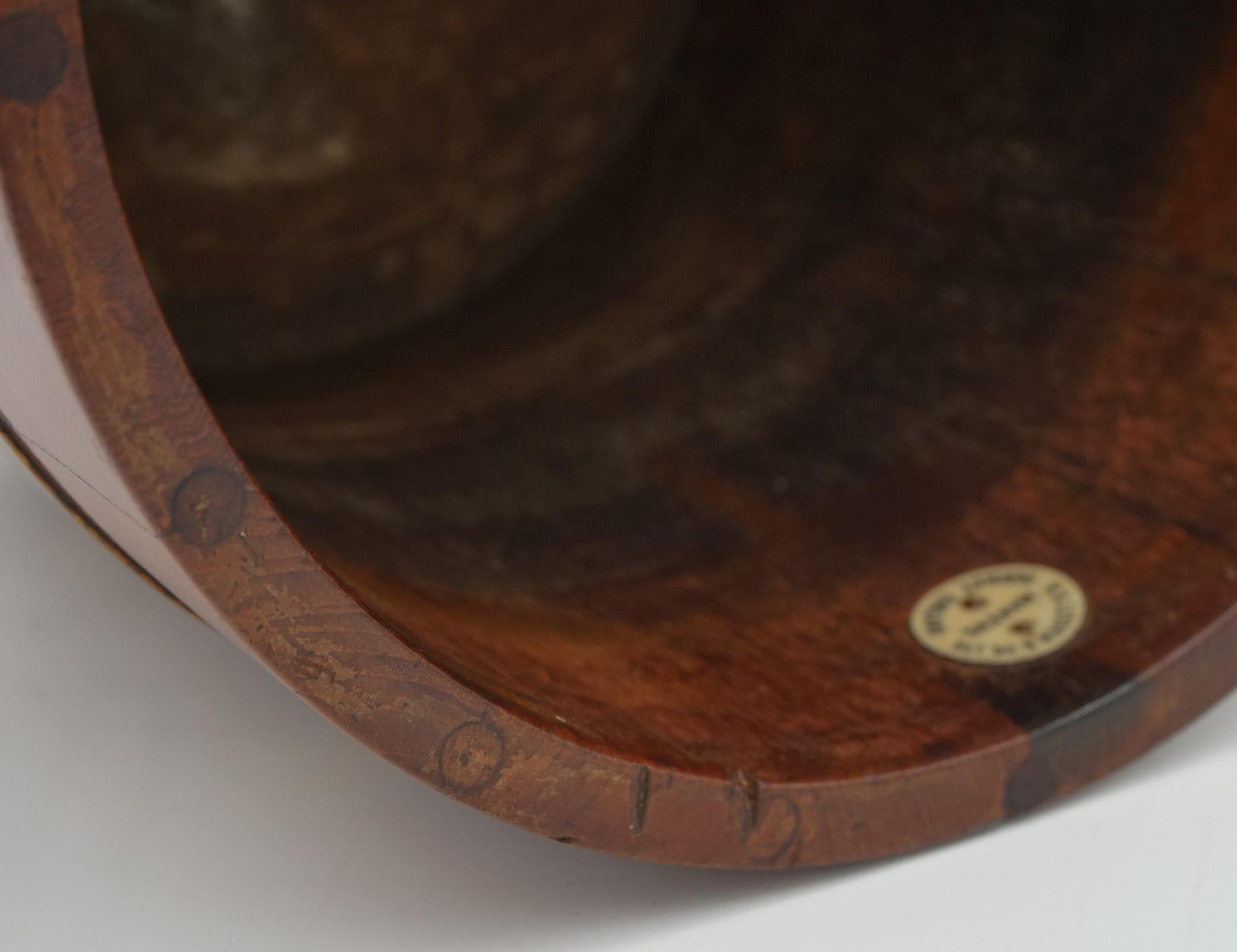 R.A. ANTIGUO LISTER & CO CUBO DE ROBLE LATONADO PATiNA DESlumbrante en venta 8