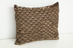 Antique Raffia Kuba Cloth Pillow