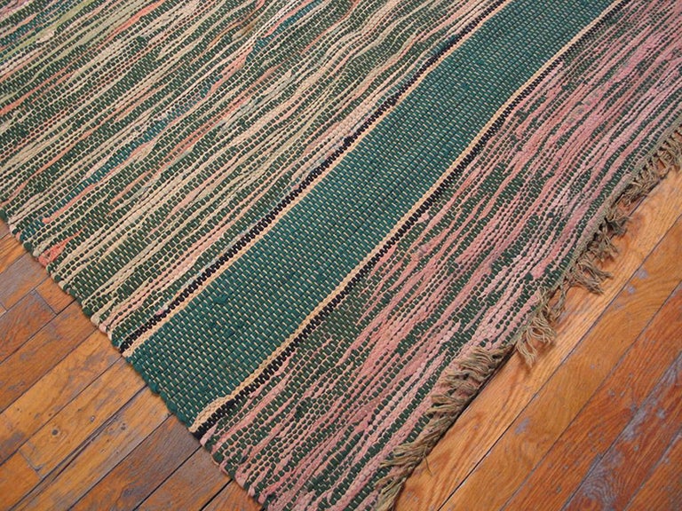 Antique Rag Rug For Sale at 1stDibs