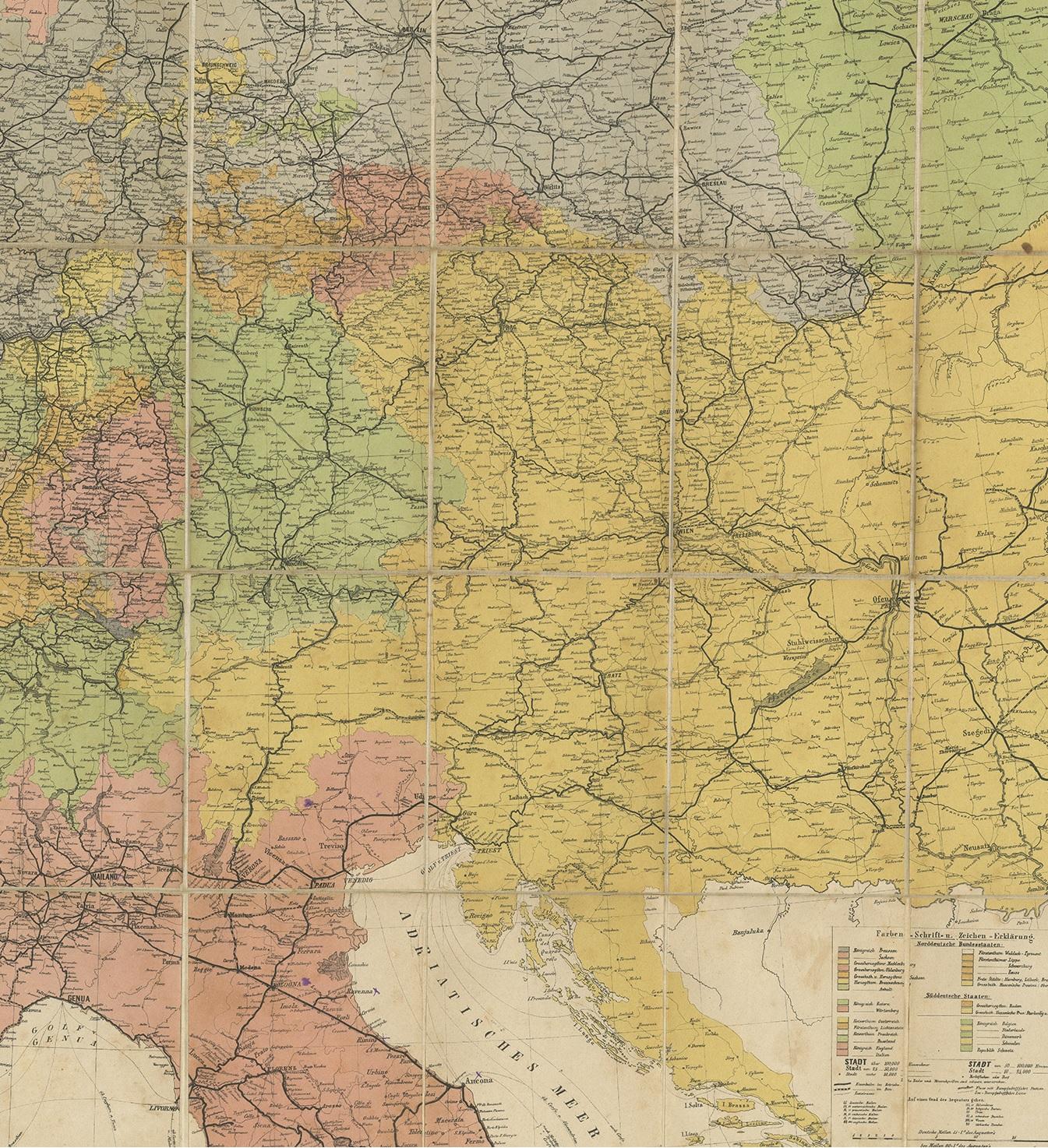carte de l'europe en 1870