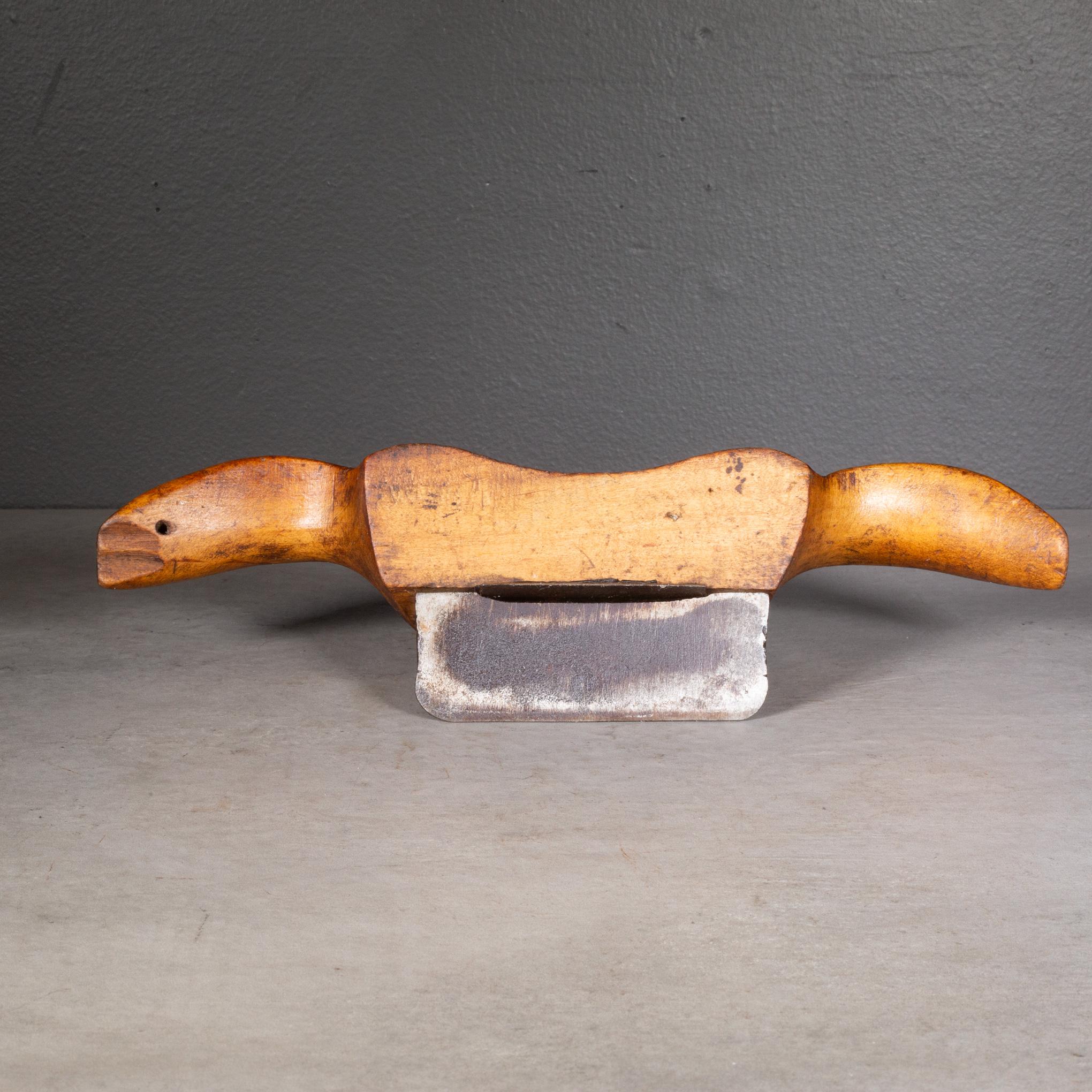 A.I.C C Wood Wood Scraper (grattoir) d'ébéniste en corne de bélier, c.1905, Antiquités Bon état - En vente à San Francisco, CA