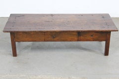 Table basse de ferme rustique ancienne:: Circa 1800's