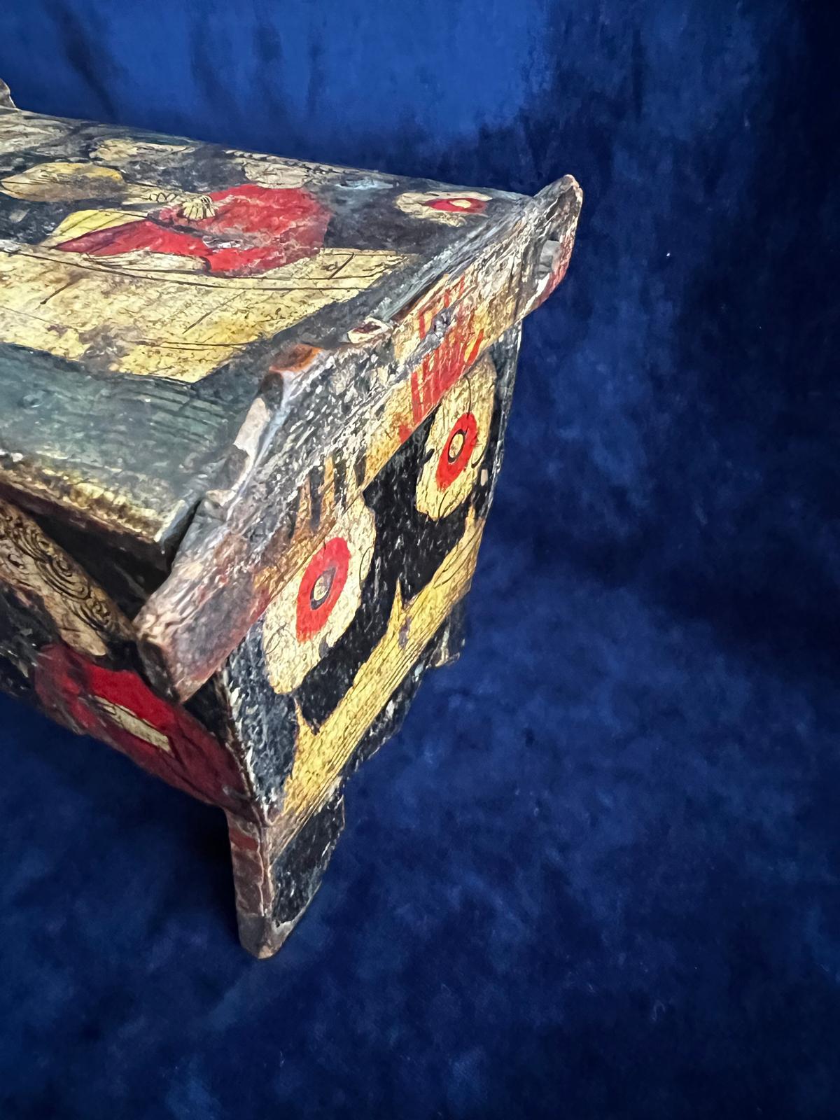 Ancien rare coffret vénitien du XVe siècle Ancienne collection du Dr. Albert Figdor Bon état - En vente à Doha, QA