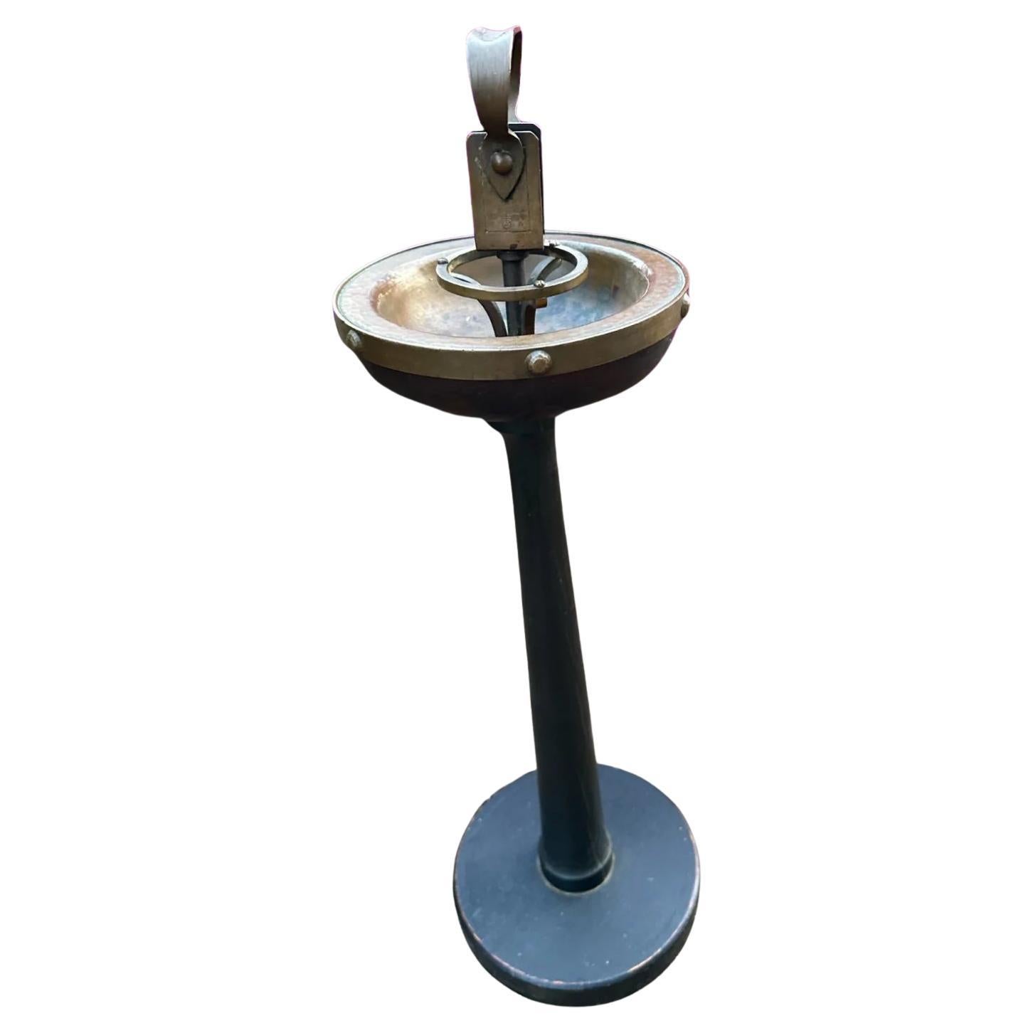 Antique Rare A&C Roycroft Smoke Stand, Stickley Era - W204