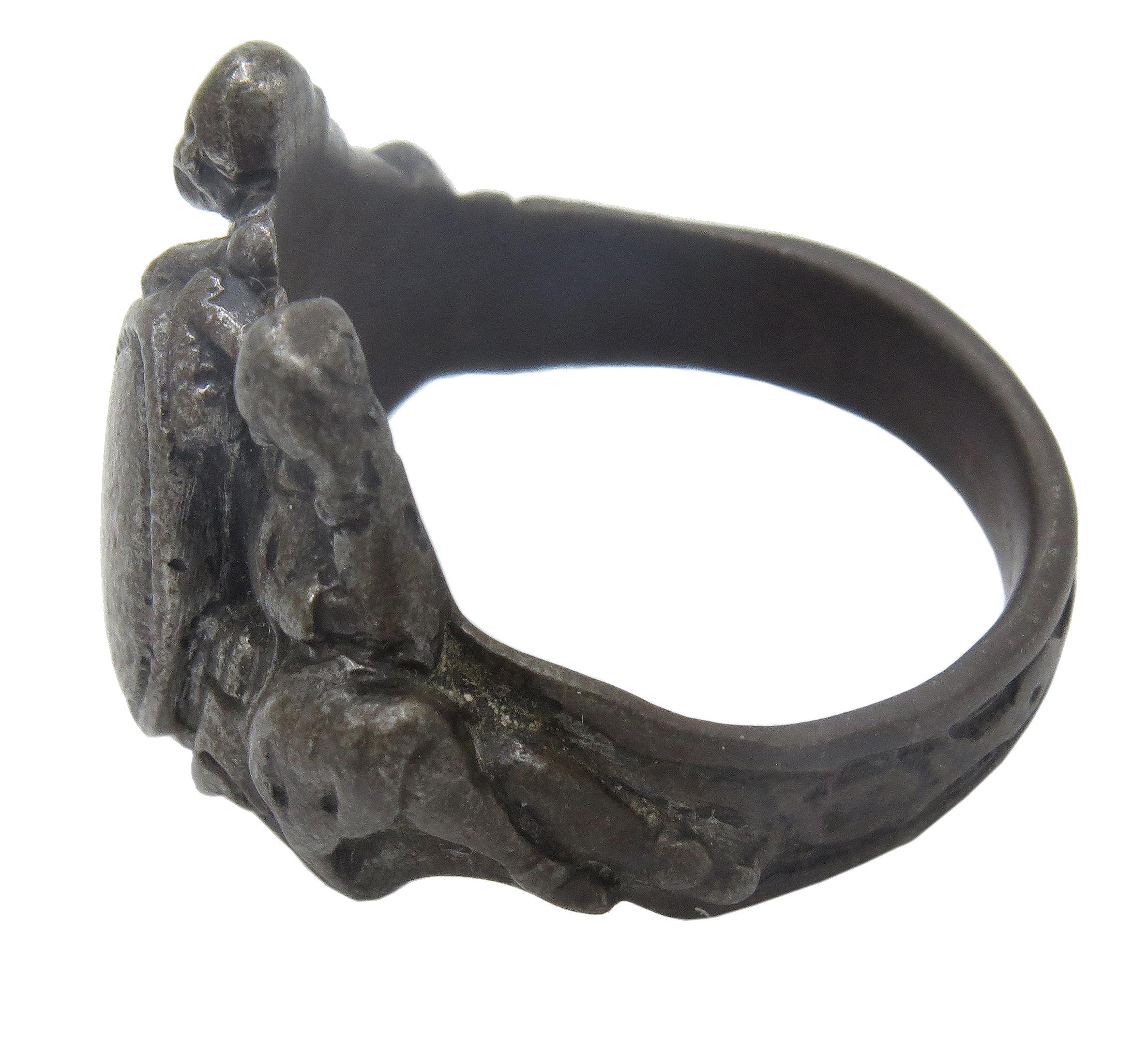 Antique and Rare Bishops Ring In Excellent Condition In West Palm Beach, FL