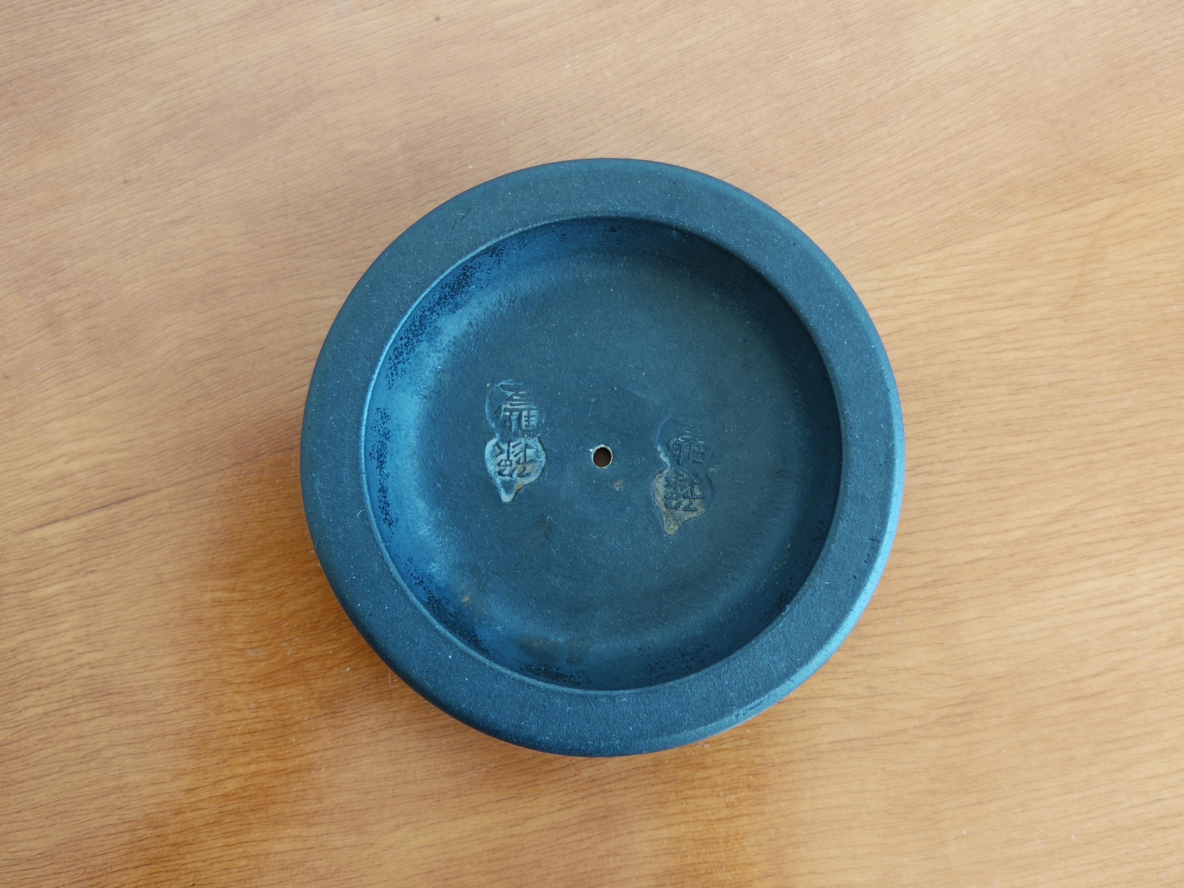 Rare théière Yixing noire ancienne, dynastie Qing, Yinkow, Chine 1910s en vente 5