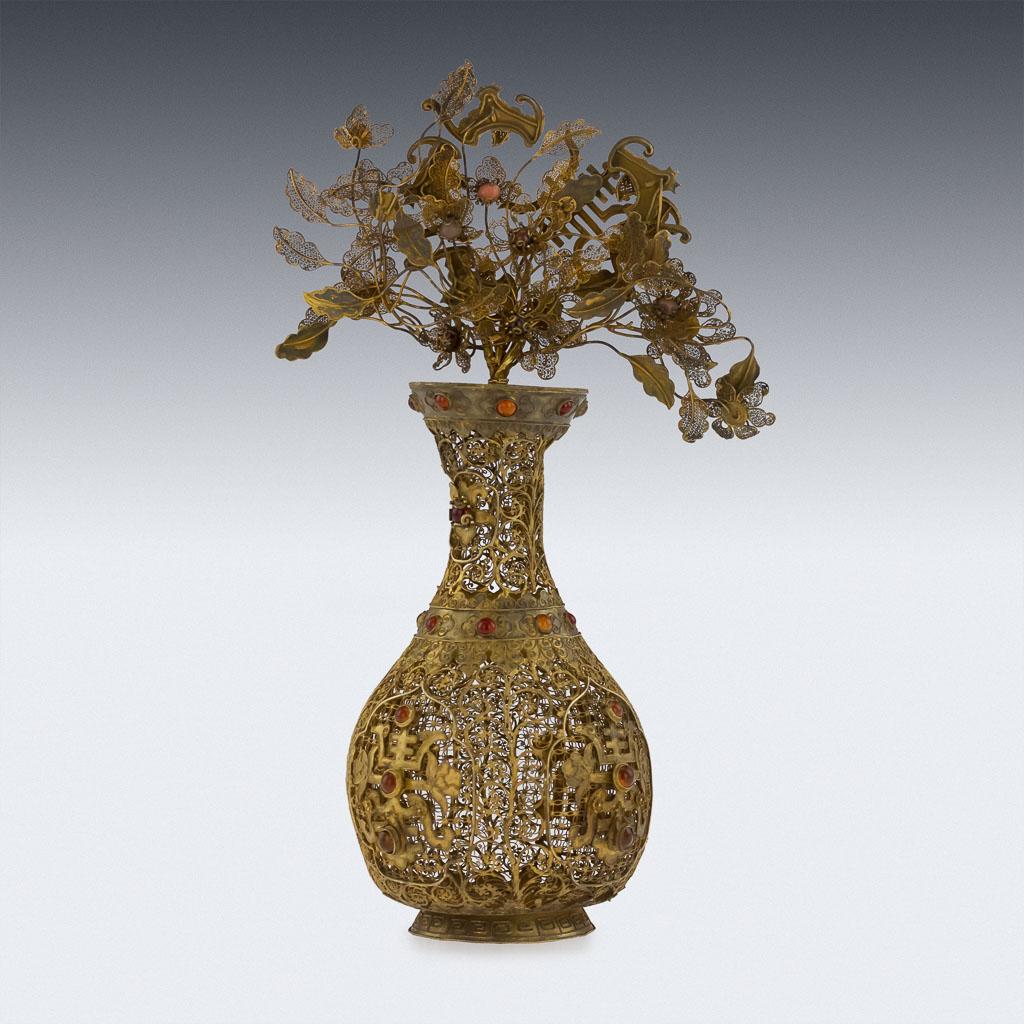 china silver glass vase