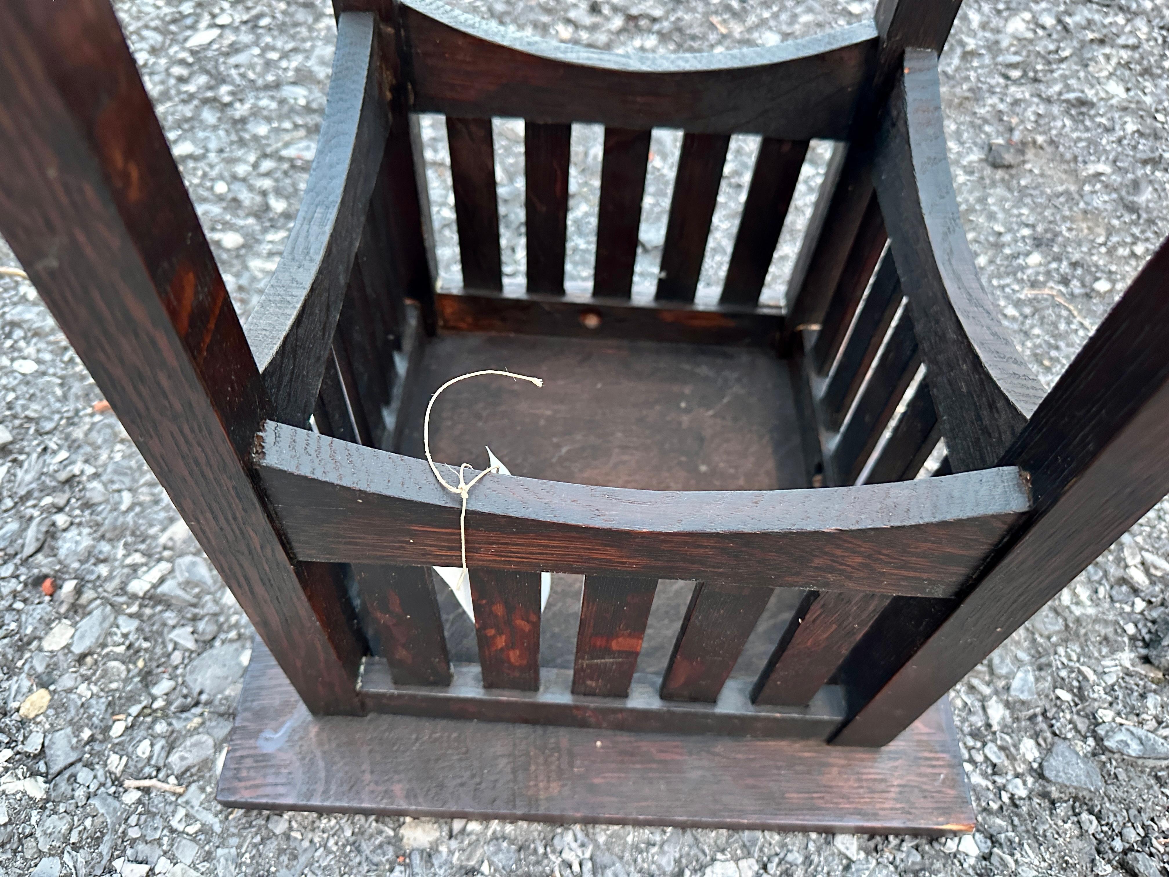 Antigüedades Raras Circa 1900 L&JG Stickley Stand - W7372 - VENTA 20% DESCUENTO Otro