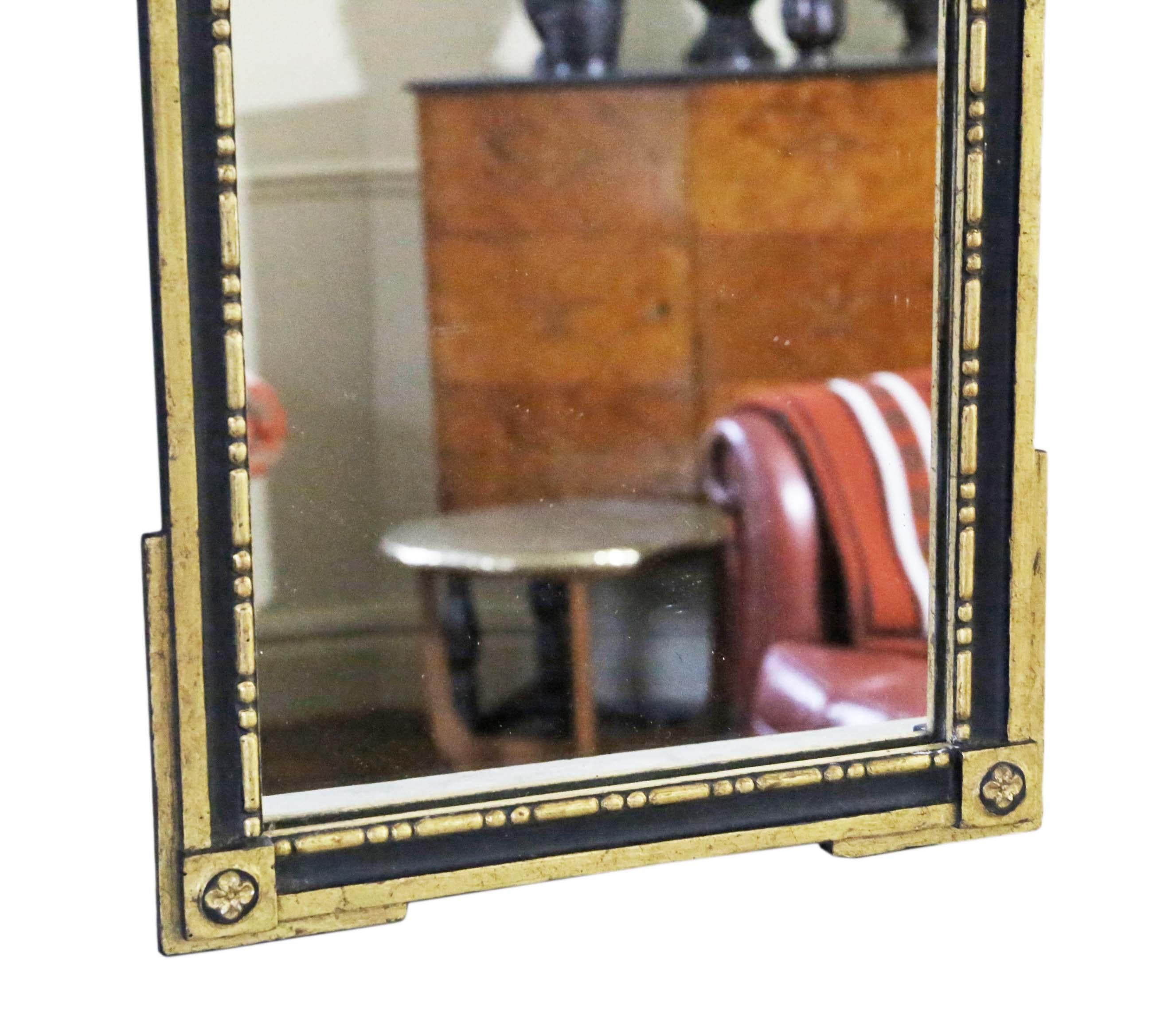 antique georgian overmantle mirror