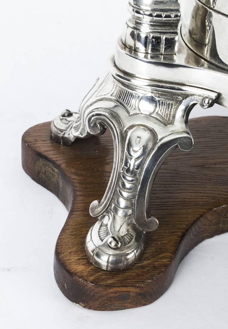 Antique Rare French Silver Plated Duck Press, 19th Century at 1stDibs