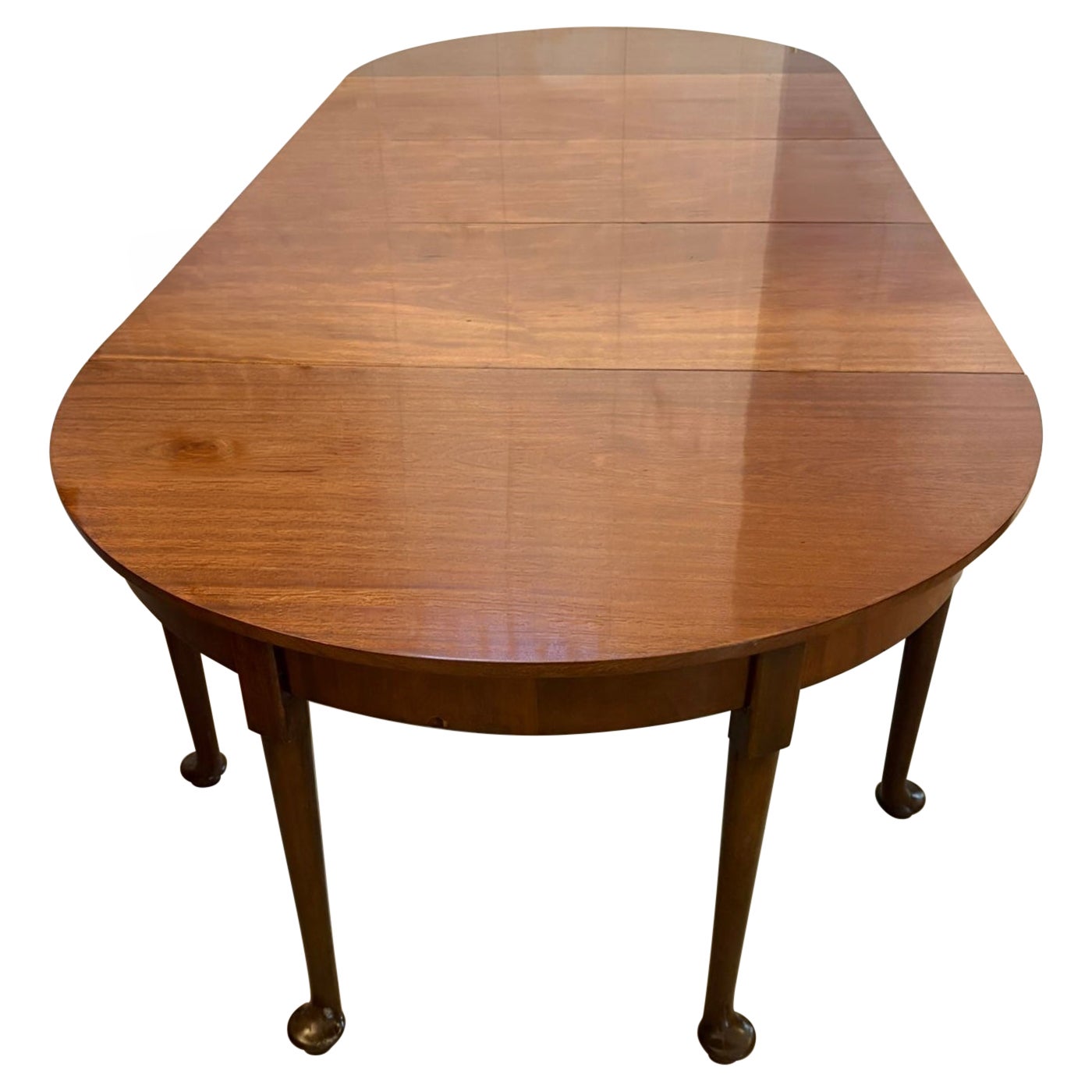 Antique Rare Georgian Figured Mahogany Metamorphic Dining Table Console Pair