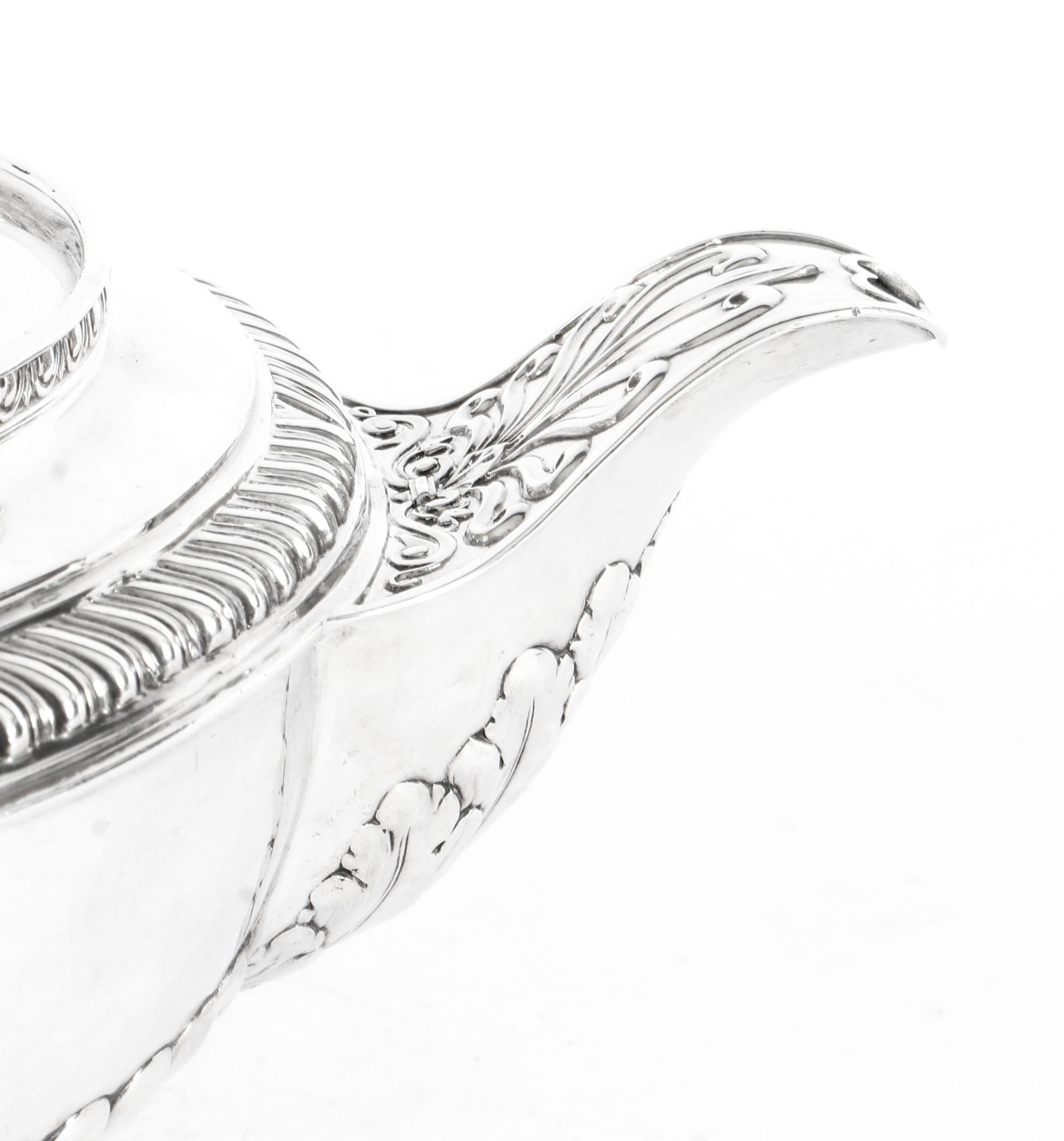 Antique Georgian Sterling Silver Teapot by Paul Storr, 1810, 19th Century 9