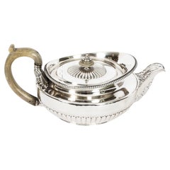 Antique Rare Georgian Sterling Silver Teapot by Paul Storr 1817, 19th Century