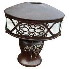Antique Rare"  HAINZ "  Table Lamp - Stickley Era - #W5781