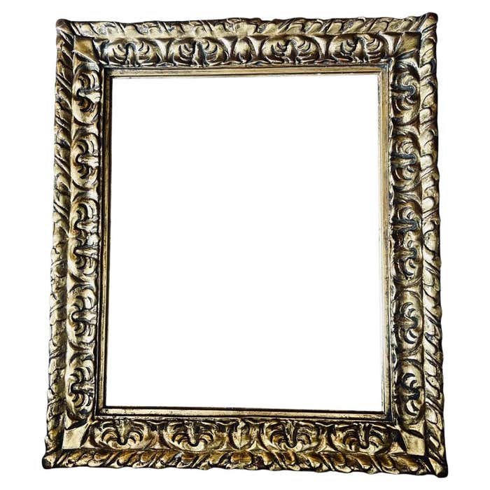 Antique Rare Italian Gold Gilded Hand-Carved Frame Early 17th Century ...