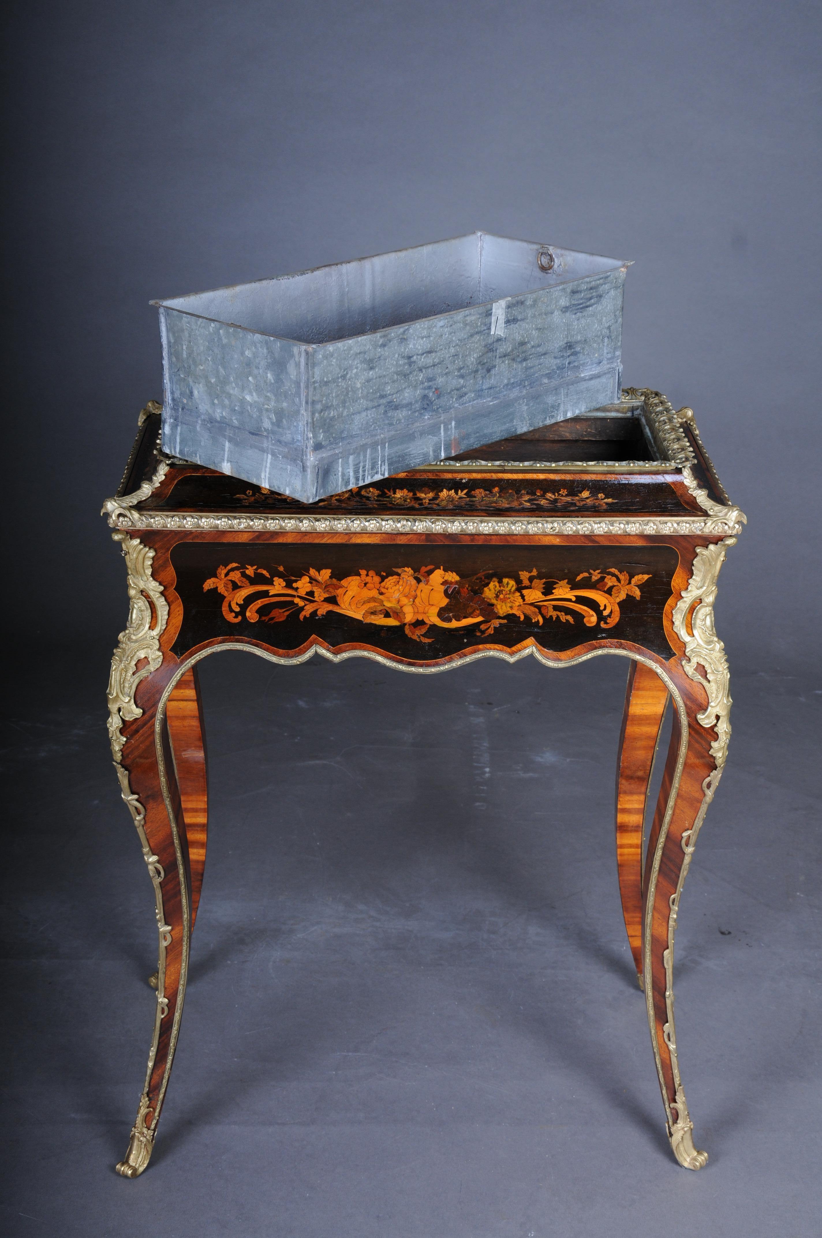 Antique rare Jardiniere side table Napoleon III For Sale 9