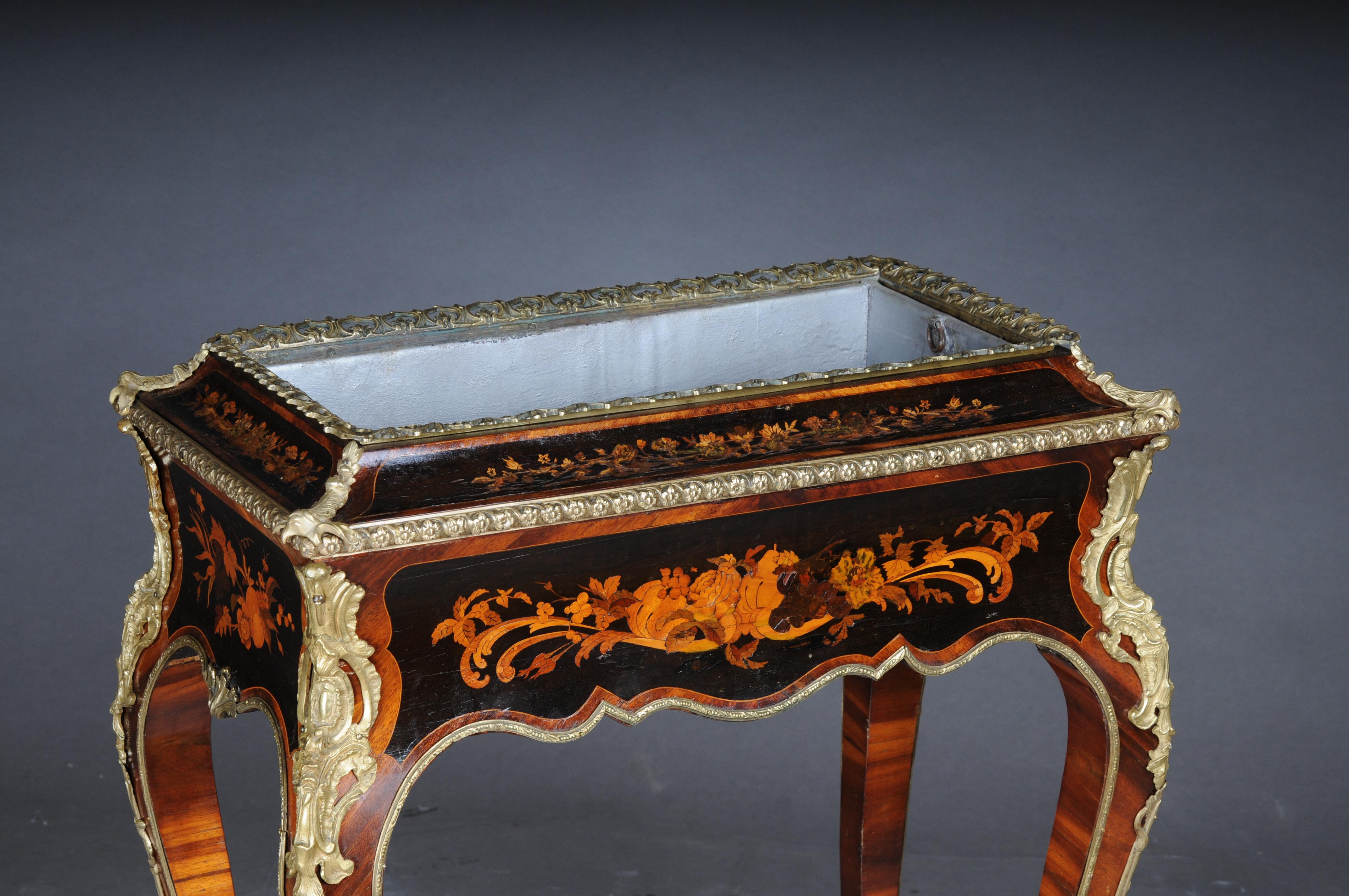 French Antique rare Jardiniere side table Napoleon III For Sale