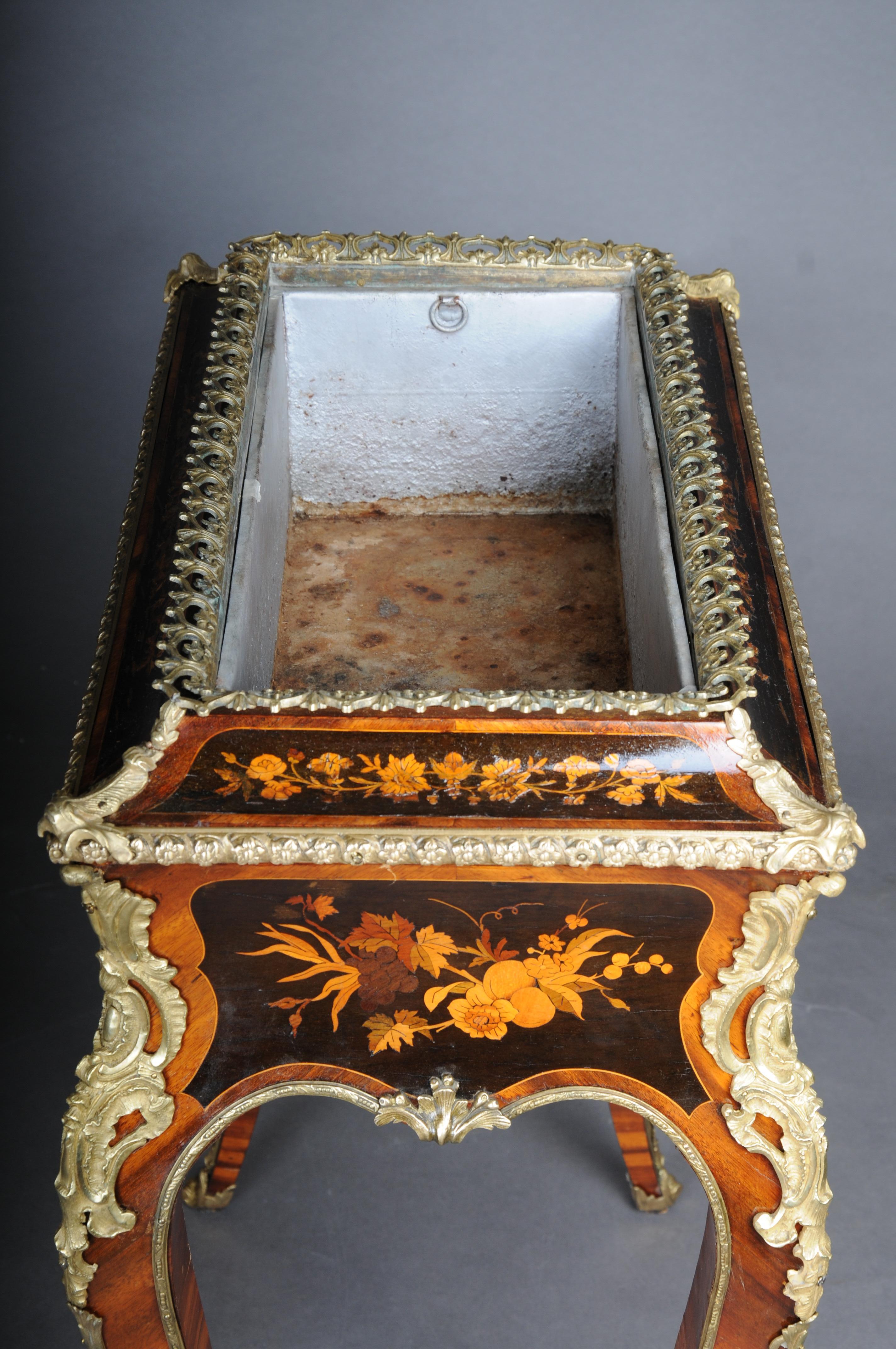 Antique rare Jardiniere side table Napoleon III For Sale 1