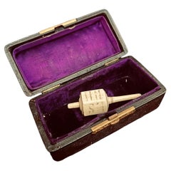 Antique Rare Judaica Dreidel Germany 19th Century
